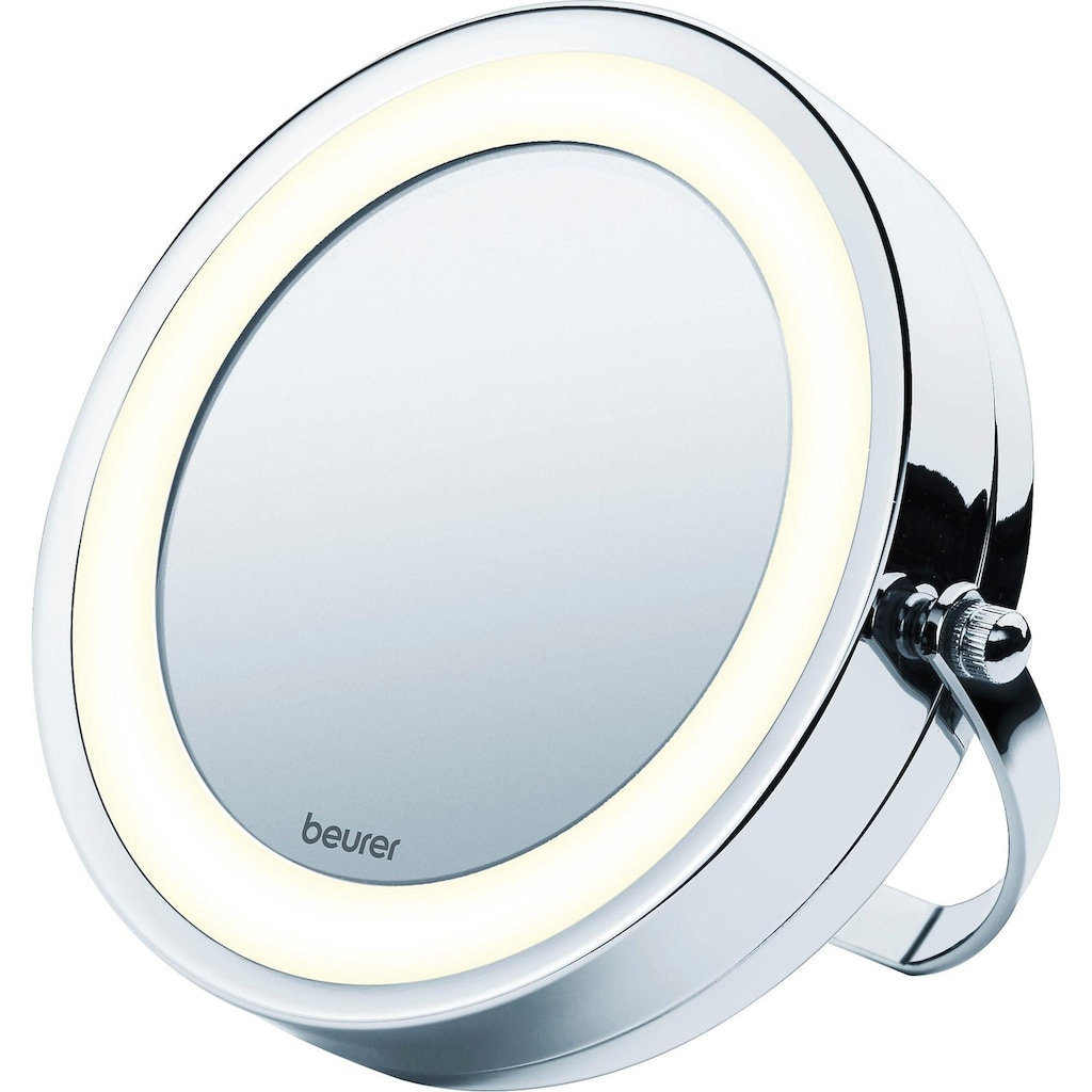 BEURER Kosmetikspiegel »BS 59«, Drehbare Spiegelfläche (11cm) und helles LED-Licht