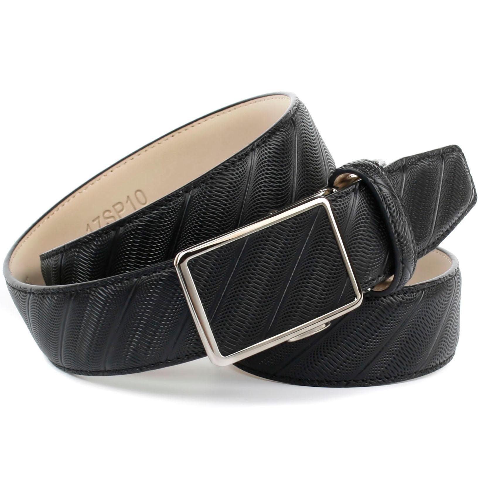 Image of Anthoni Crown Ledergürtel, mit liniertes Muster bei Ackermann Versand Schweiz