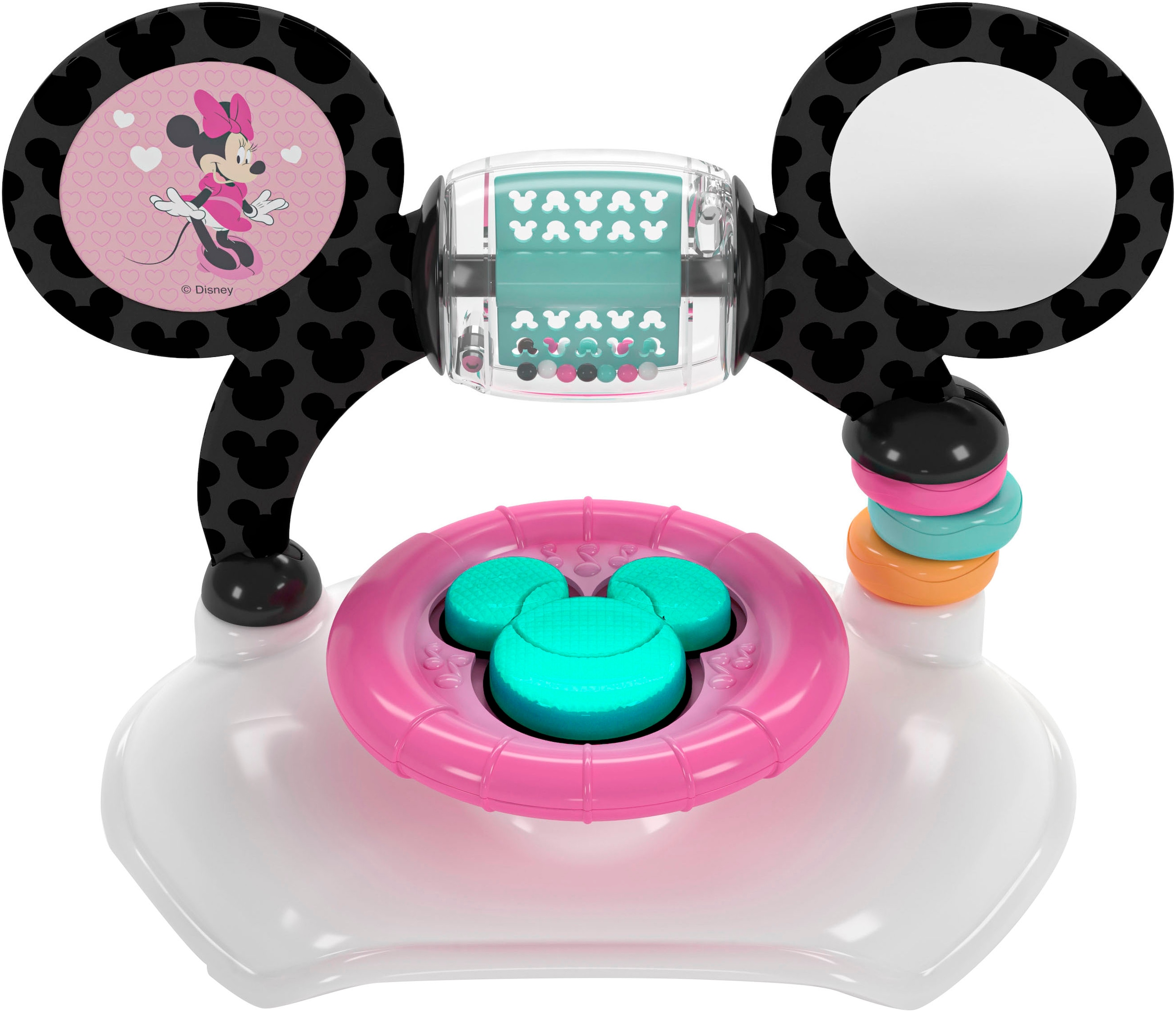 Bright Starts Trotteur »MINNIE MOUSE Tiny Trek™ Walker, Forever Besties™, 2-in-1 Walker« mit Licht und Sound