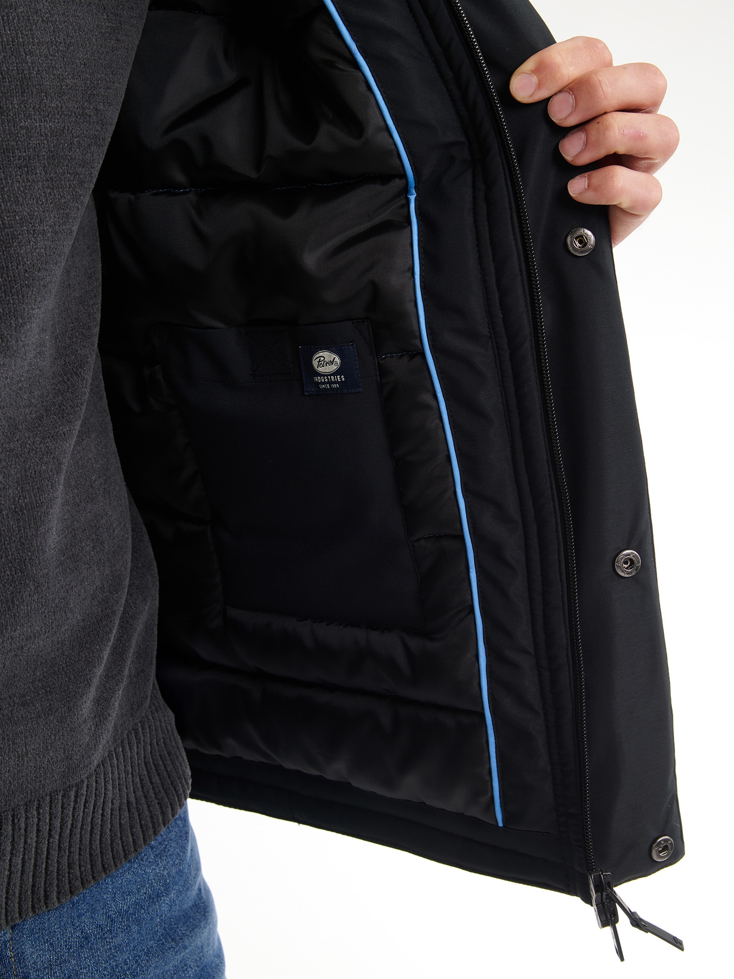 Petrol Industries Parka fonctionnelle mit Kapuze mit Logo Stickerei