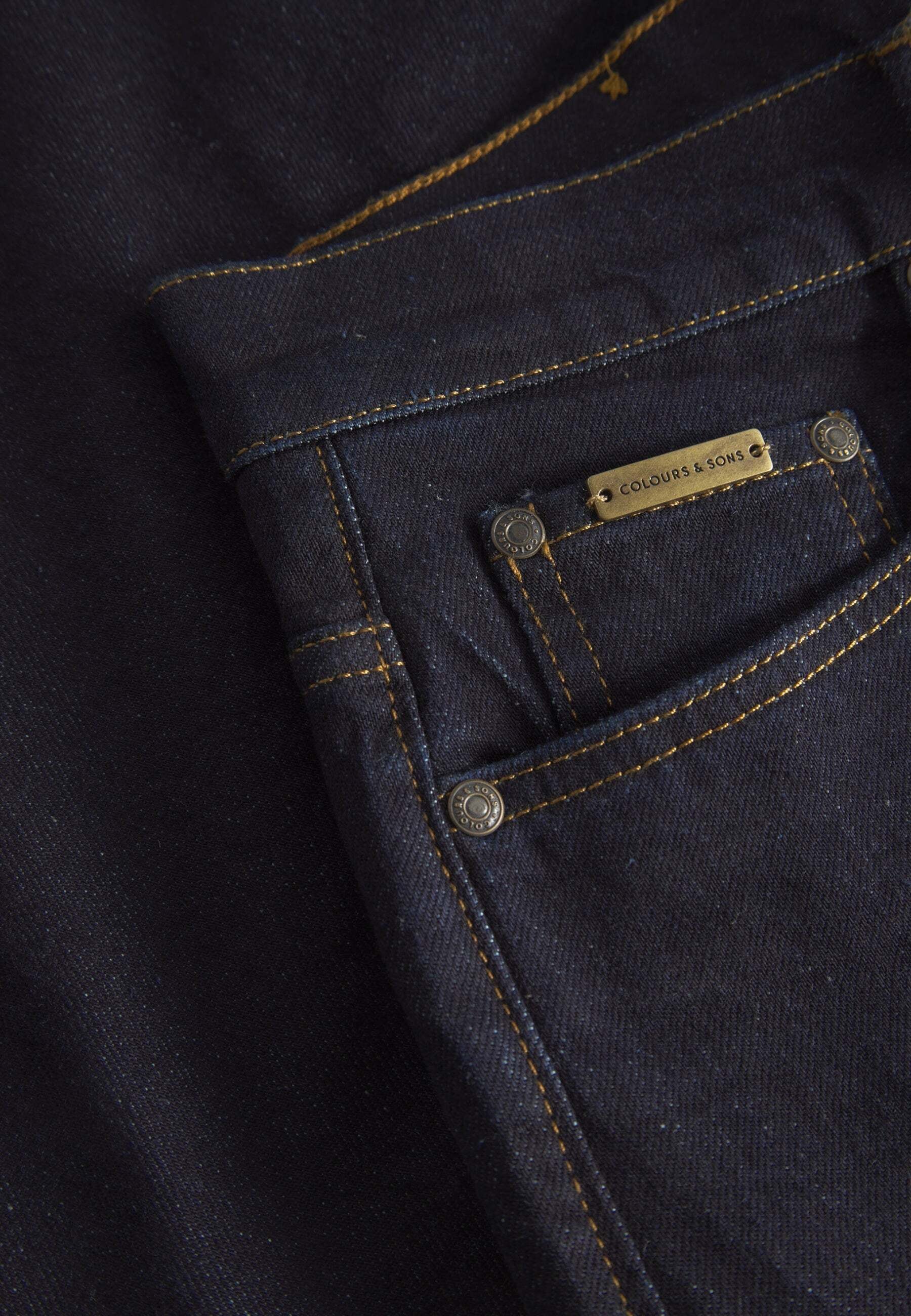colours & sons Jeans taille basse »colours & sons Jeans Denim Cropped«