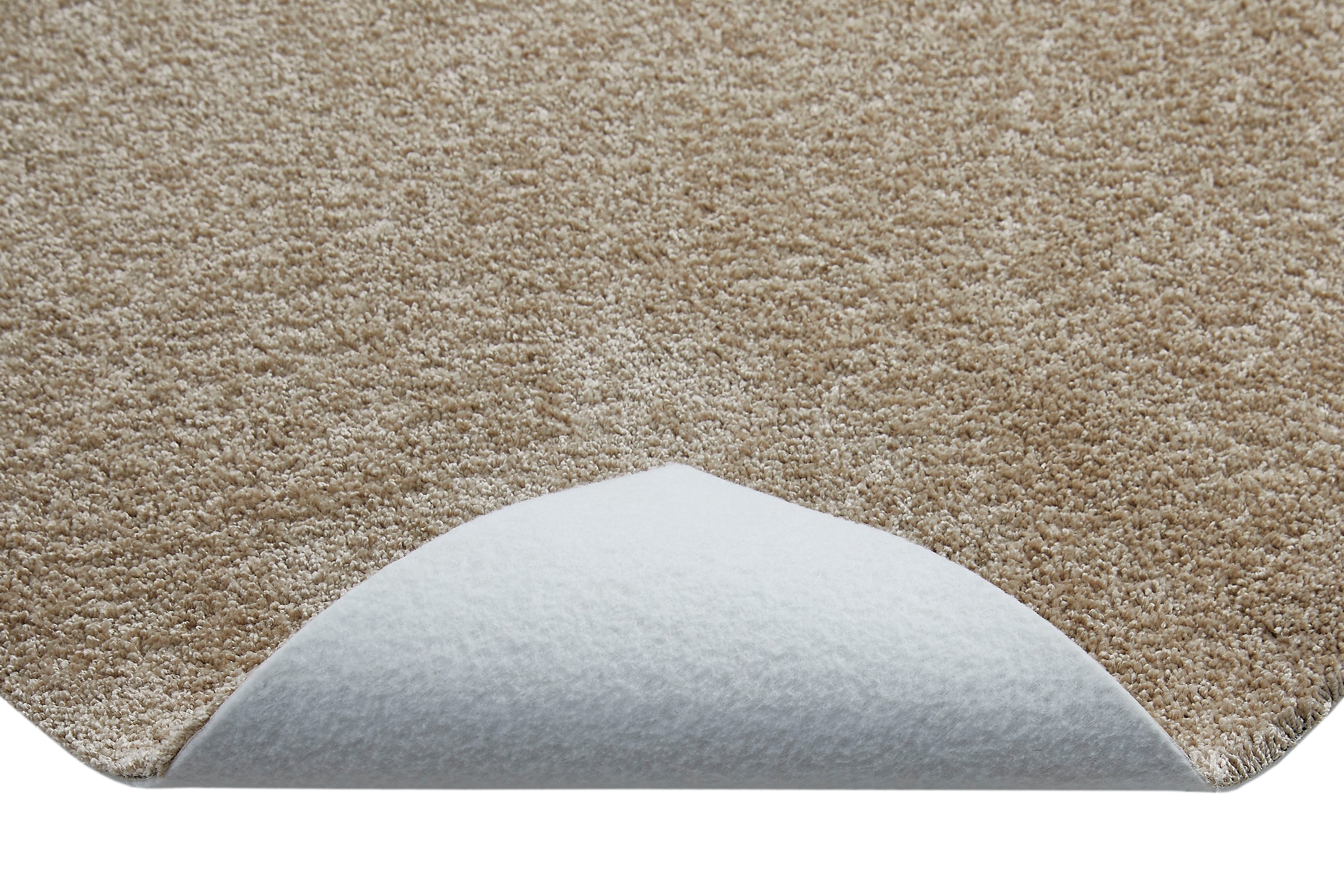 Andiamo Teppichboden »Portland, Velours, Gesamthöhe 11 mm, Made in Netherlands« rechteckig Uni Farben, Breite 400 cm, Wohnzimmer, strapazierfähig, pflegeleicht