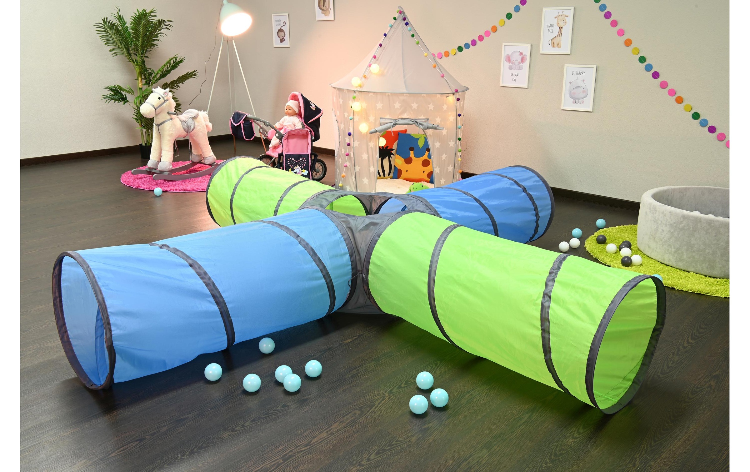 Knorrtoys® Spieltunnel »Circle green-blue«