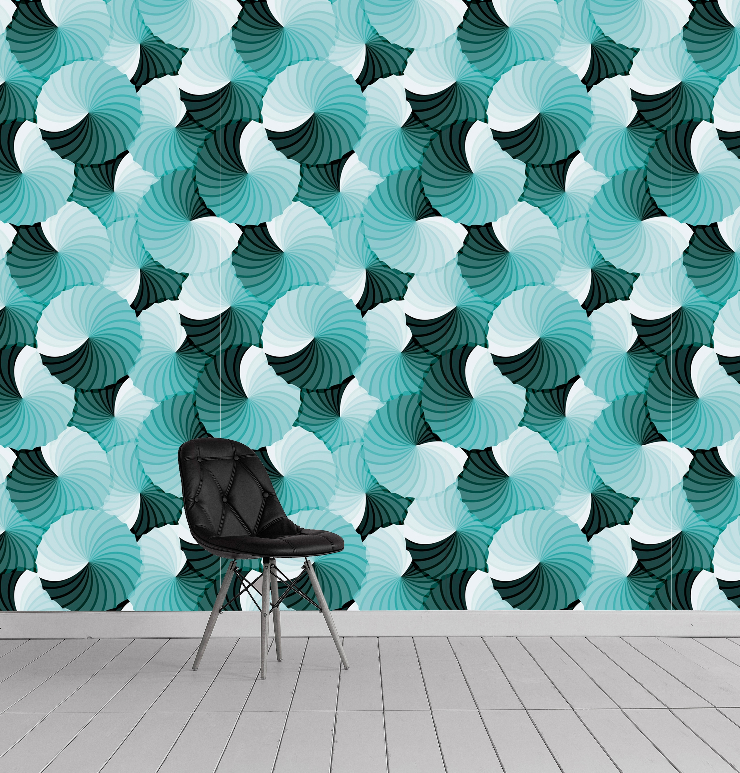 queence Papier peint vinyle »James« abstrait | imprimé 90x250cm, selbstklebend, kinderleichte Anbringung, , Sticker