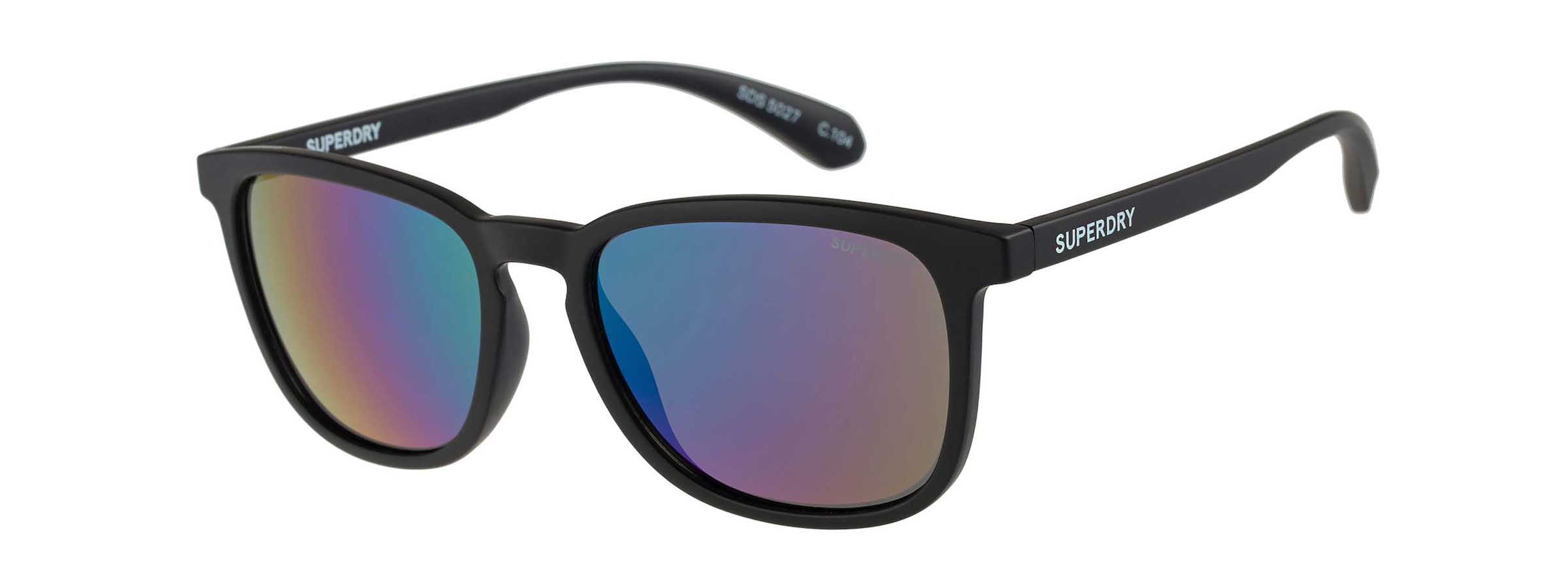 Image of Superdry Sonnenbrille "Modell 996087" Vollrand, verspiegelte Gläser, Markenlogo am Bügel