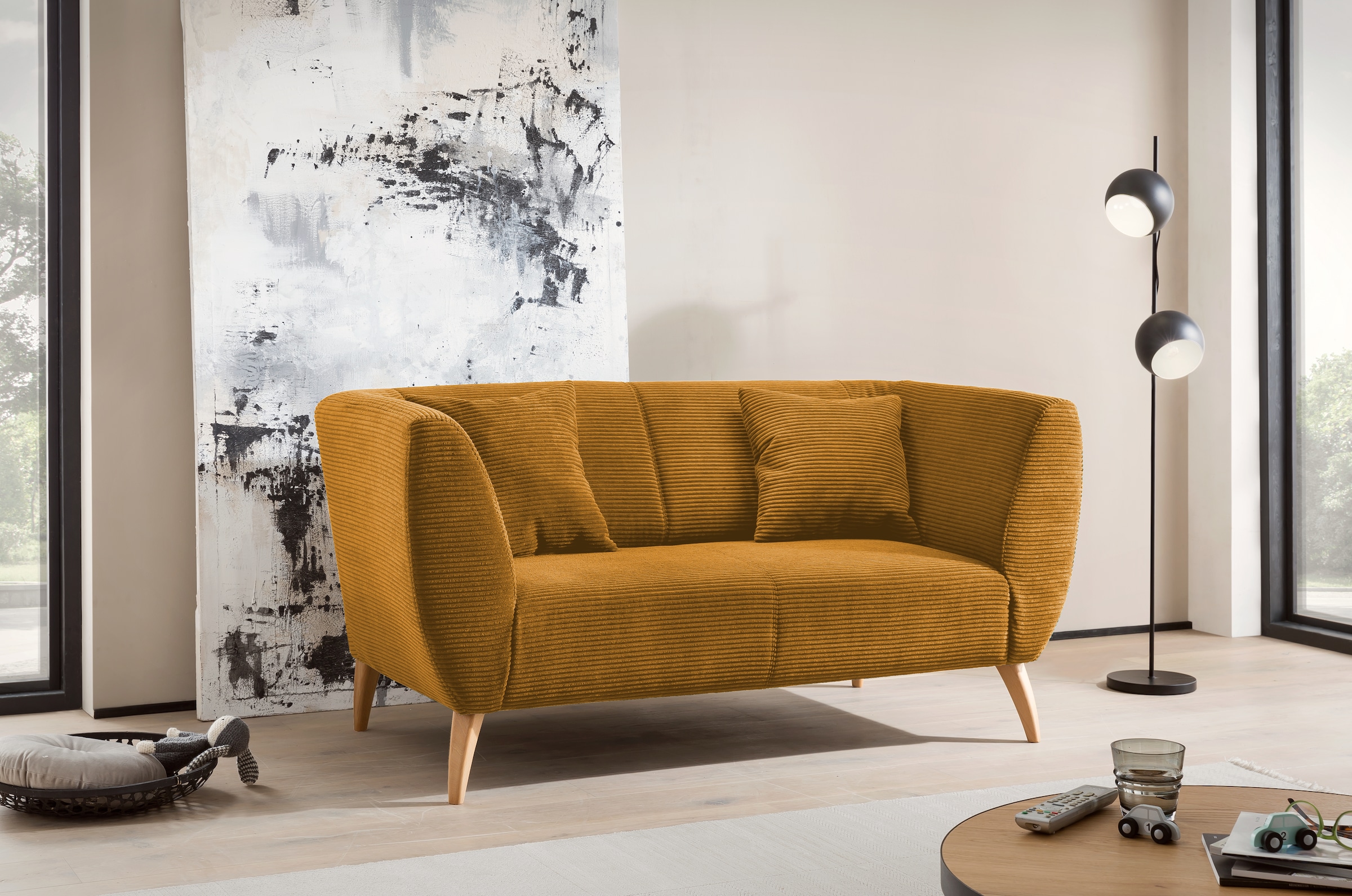INOSIGN Polstergarnitur »Colori«, (Set, 2 tlg., 3-Sitzer und 2-Sitzer), auch als Loveseat erhältlich