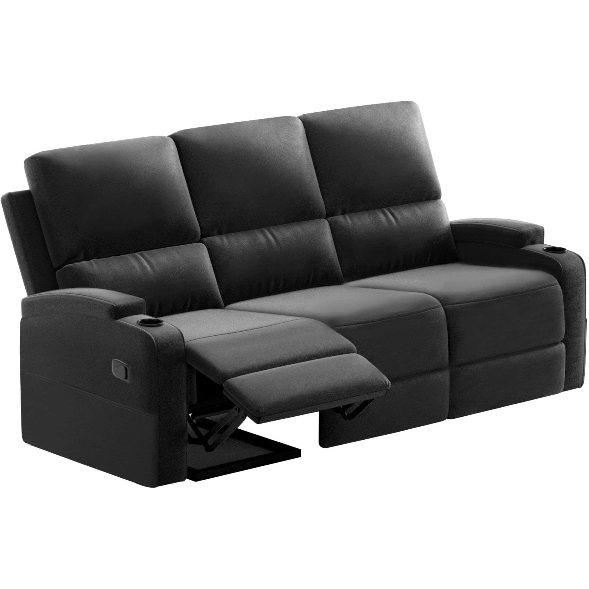 Home affaire 3-Sitzer »Napori« Kinosofa mit 2 x Relaxfunktion und Getränkehalter