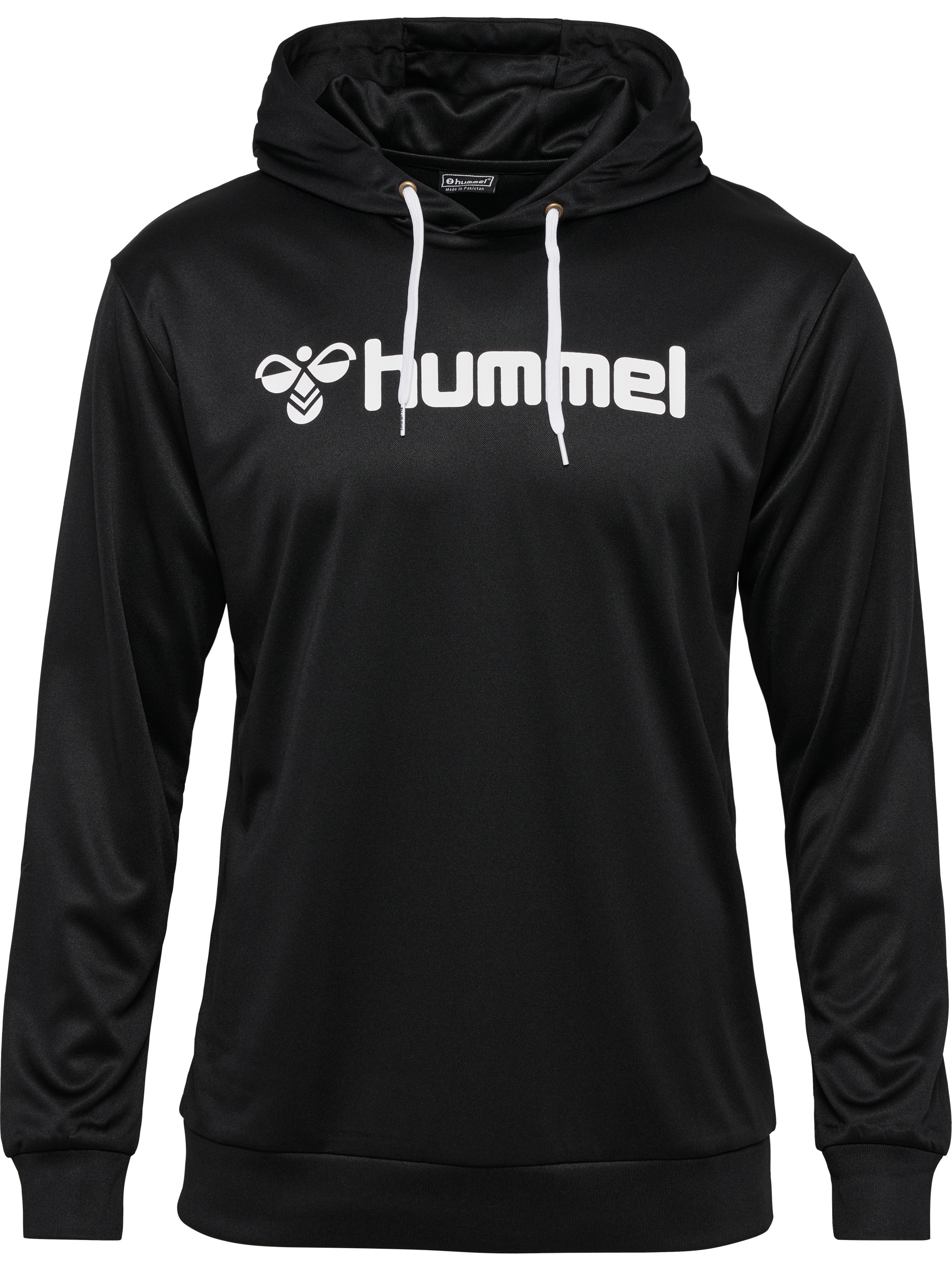 Image of hummel Trainingskapuzenpullover mit Kapuze, mit Kordel, mit Logodrucken, schnelltrocknend