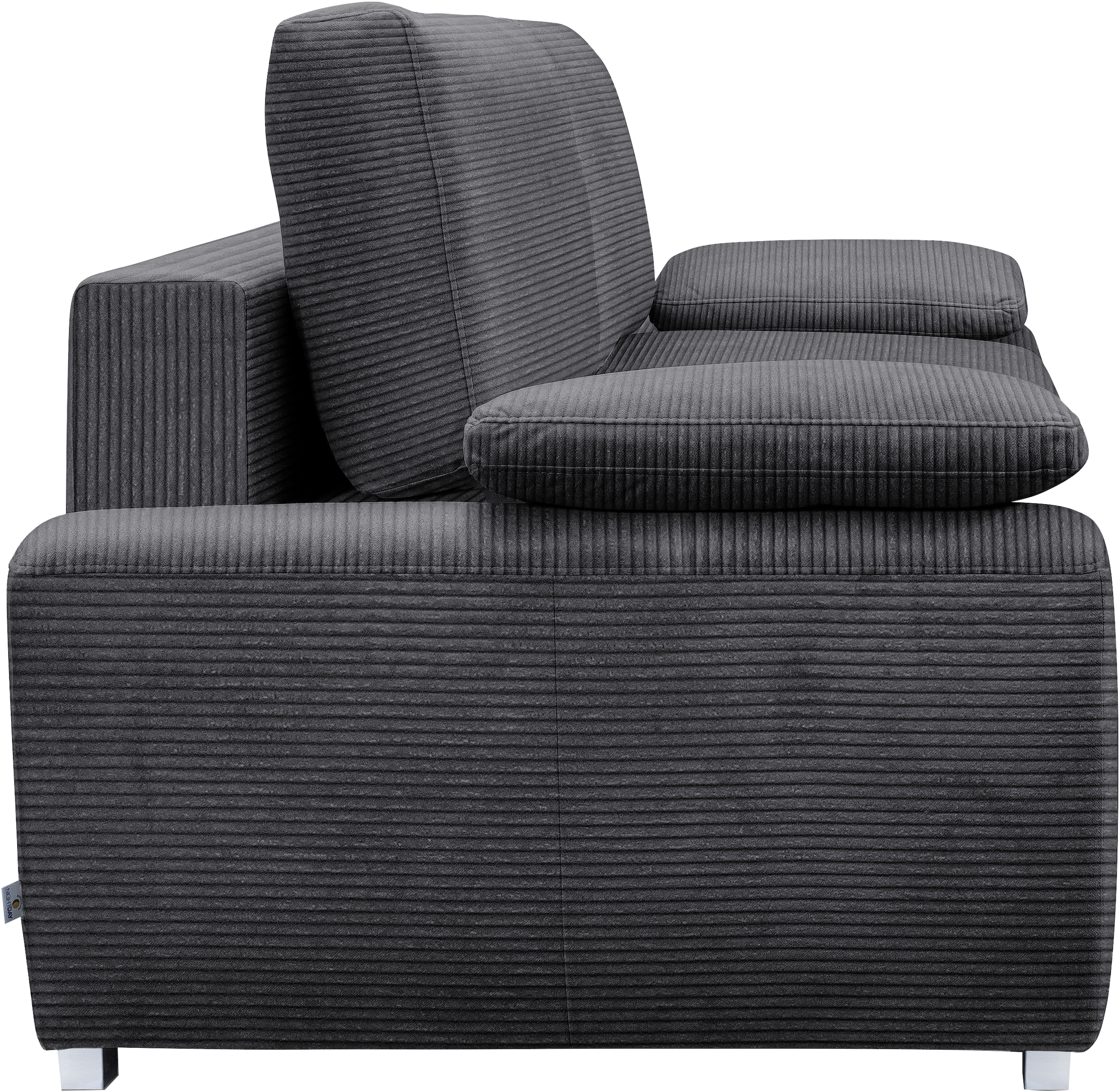 exxpo - sofa fashion 3-Sitzer »SOLSBURY, bequem und komfortabel, Sofa, Schlafsofa«, inkl. Federkern-Polsterung, Bettfunktion und Stauraum, in Cord