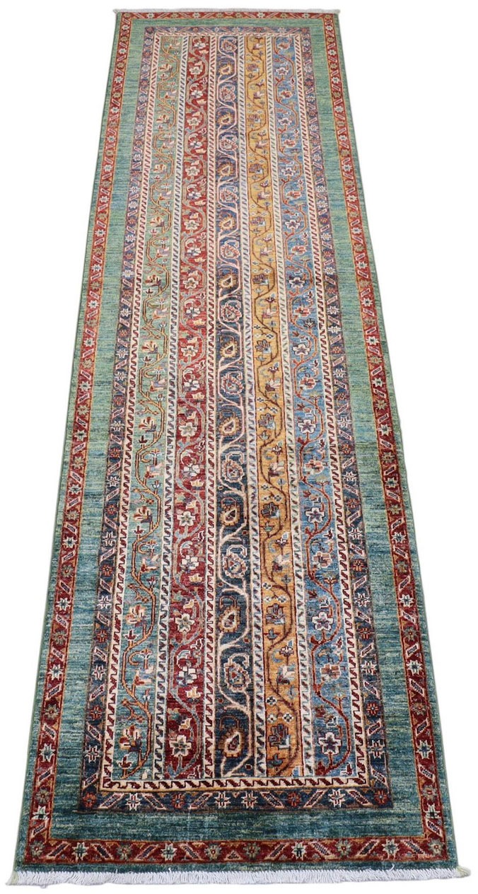 Image of morgenland Läufer »Ziegler Blumenmuster Multicolore 299 x 84 cm«, rechteckig, 0,6 mm Höhe, Unikat mit Zertifikat bei Ackermann Versand Schweiz