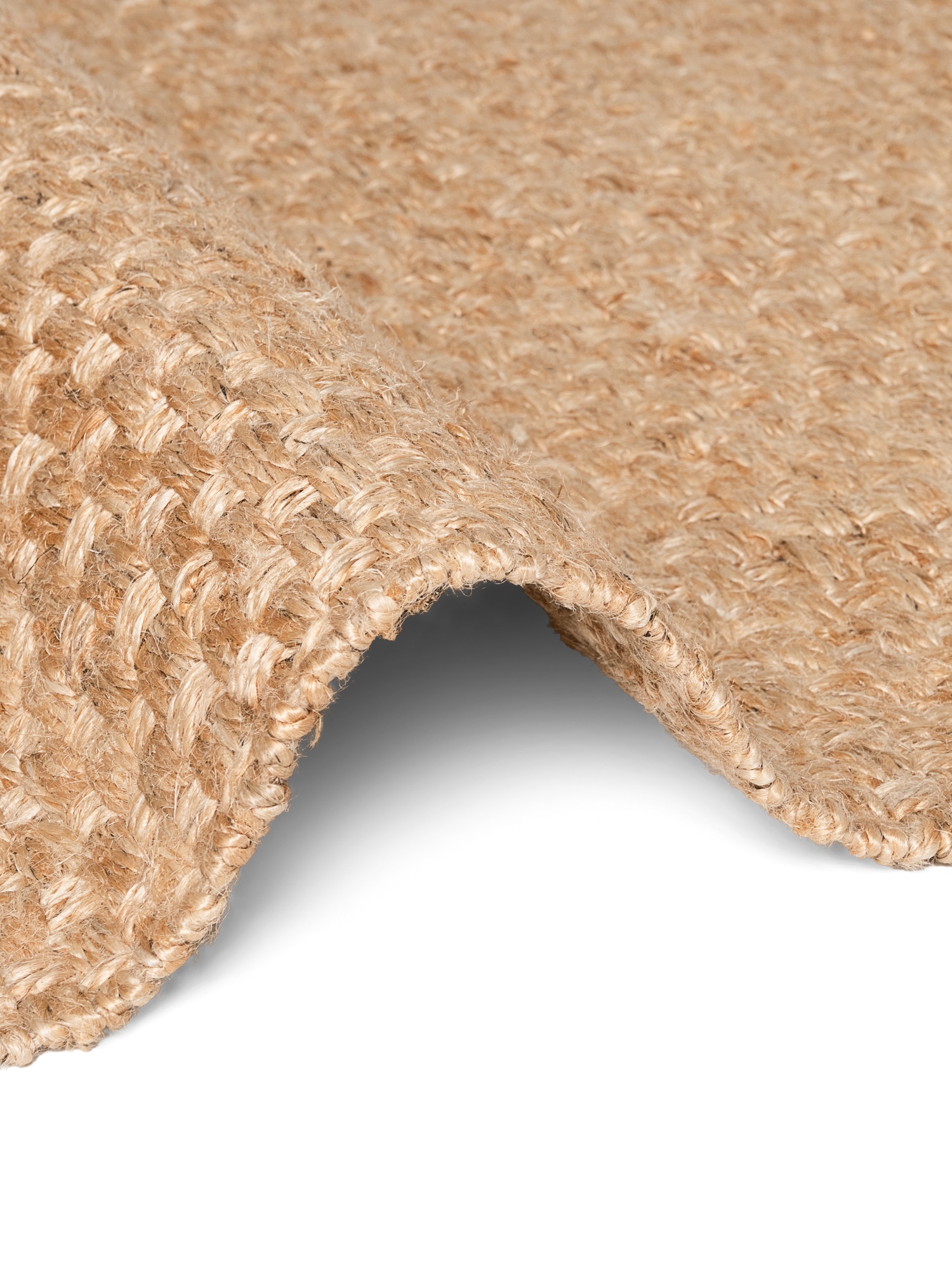 HANSE Home Tapis »Fjord« Rectangulaire 10 mm Höhe Jute, fait main, tapis naturel, salon, coureur, franges