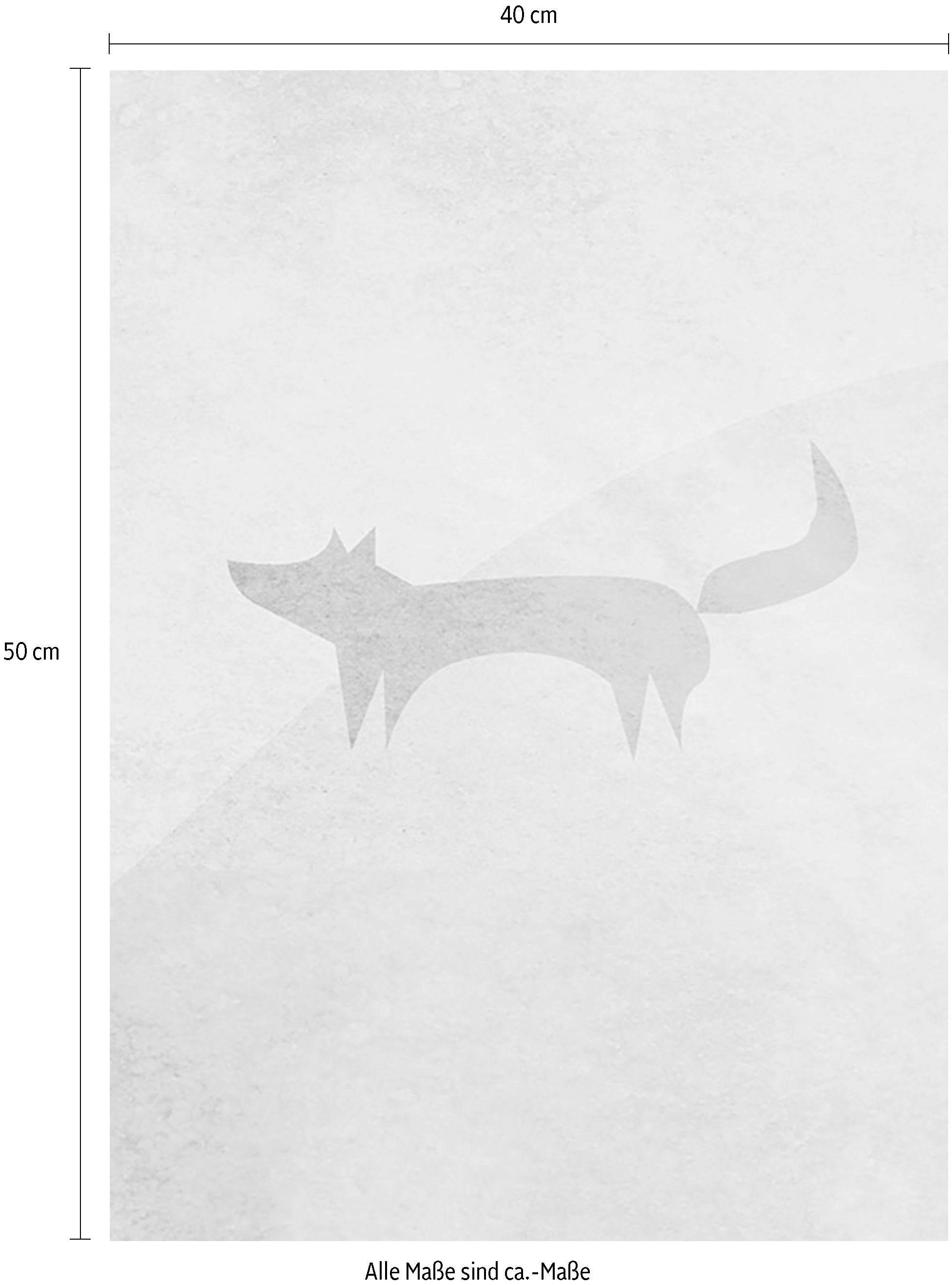 Komar Poster »Wild Free 40cm kaufen and Fox«, Höhe: Tiere
