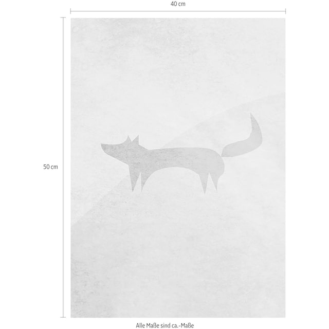 Komar Poster »Wild and Free Fox«, Tiere, Höhe: 40cm kaufen