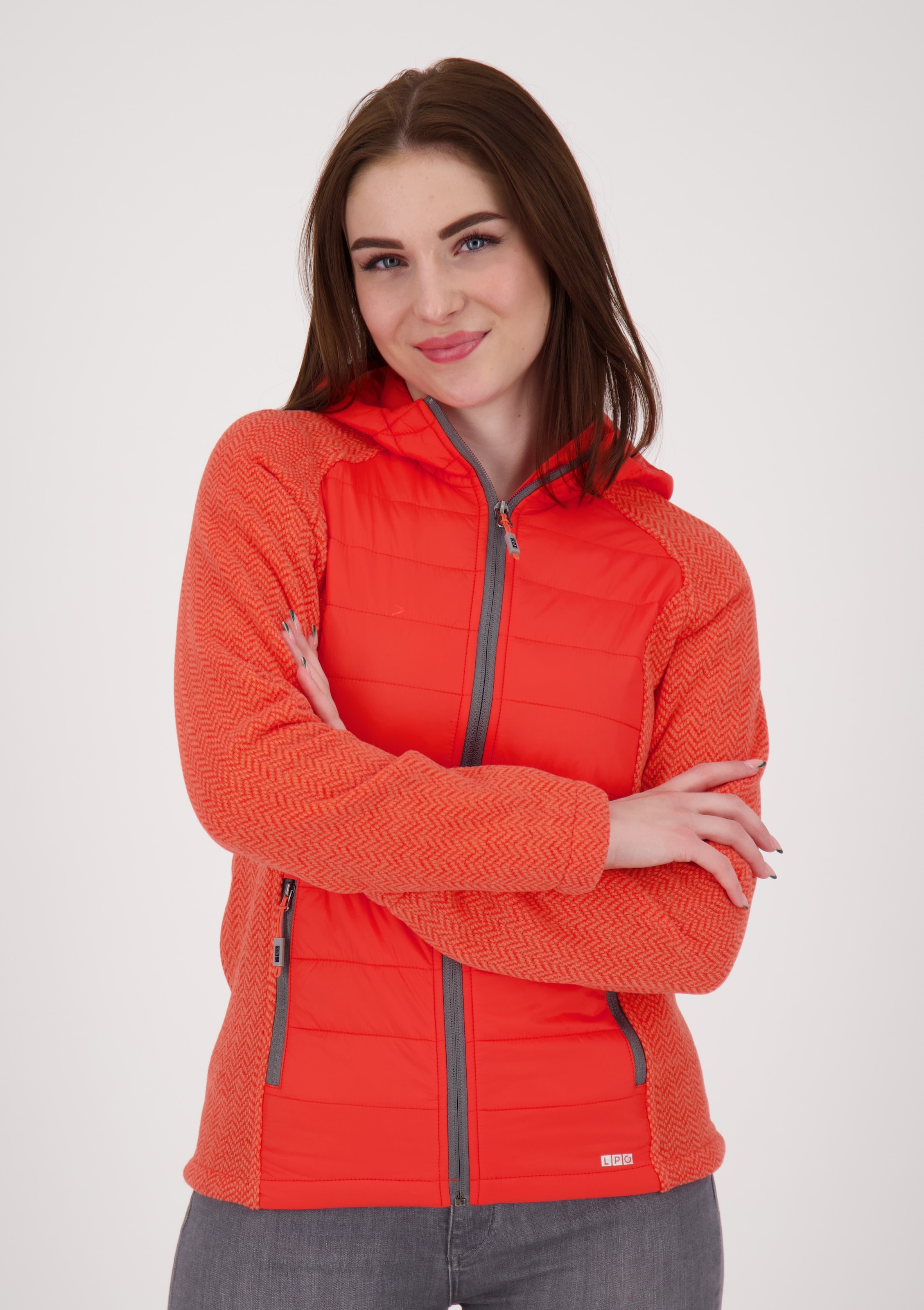 Image of LPO Steppjacke "ELMCOURT X WOMEN" mit Kapuze auch in Grossen Grössen erhältlich