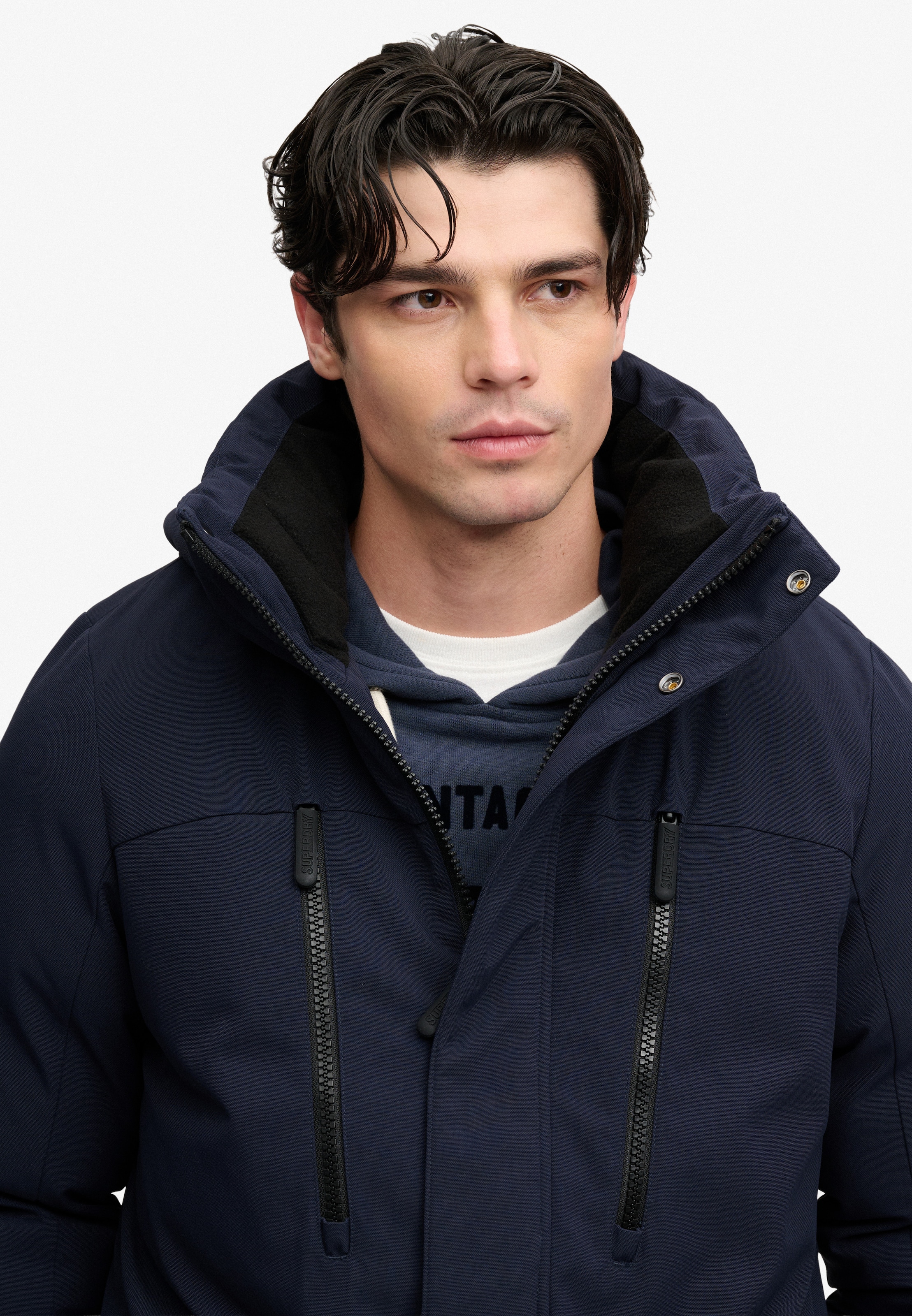 Superdry Parka »CITY PARKA« mit Kapuze Kunstfaser, loose fit