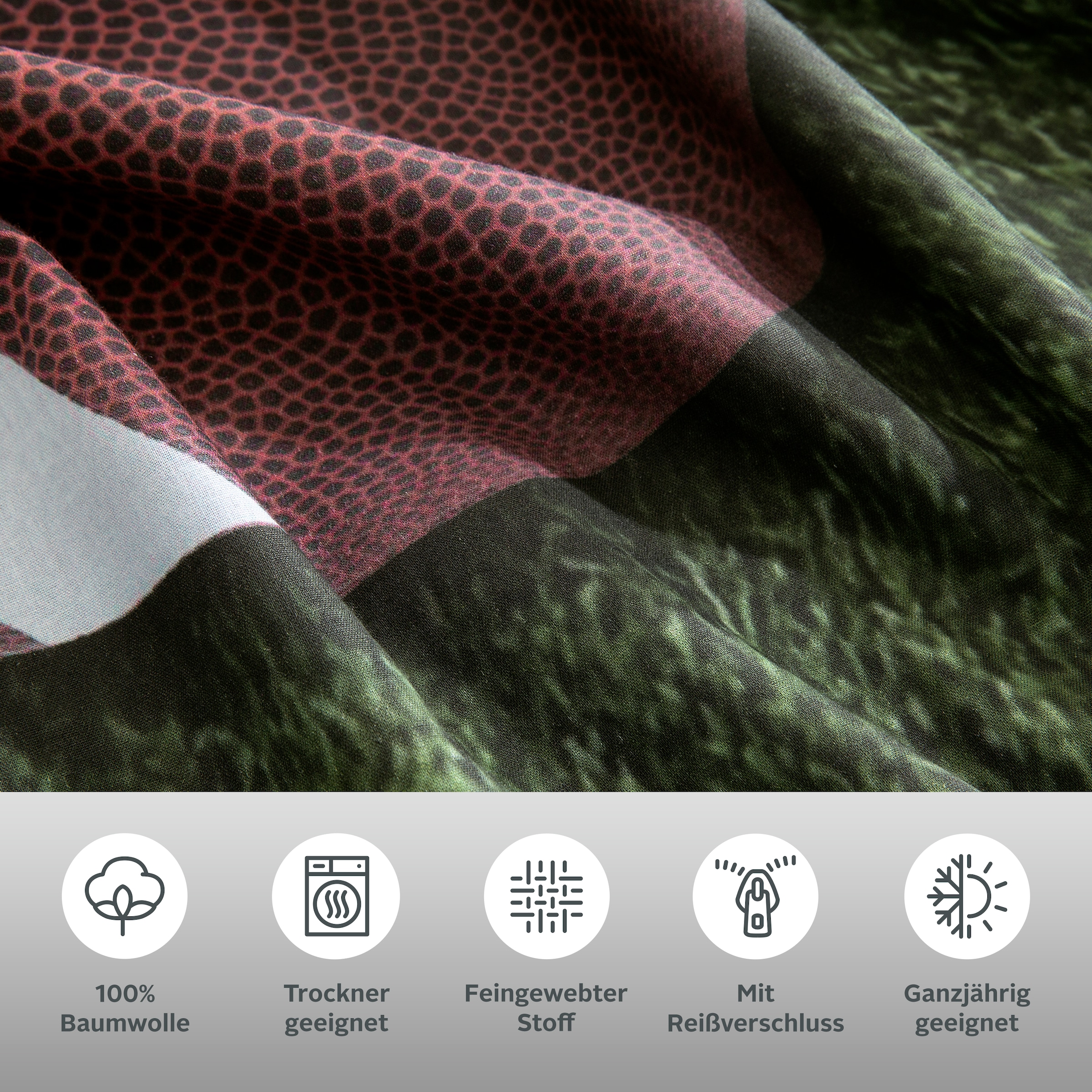 GOODproduct Linge de lit »Joonas« 2 cuis Fussball, American Football