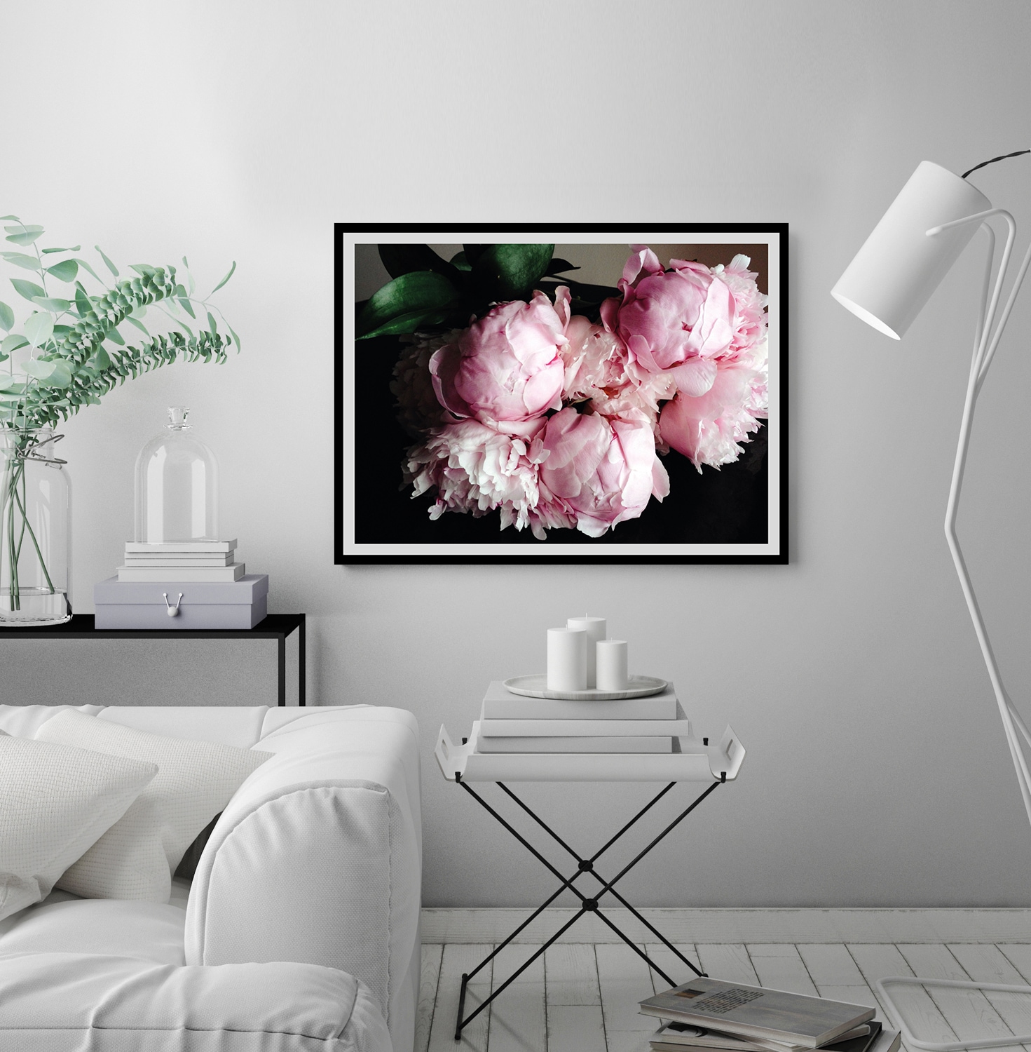 Image of queence Bild "Gunni" Blumen Foto Kunst Pflanzen Pflanzenbilder gerahmt, Rosen