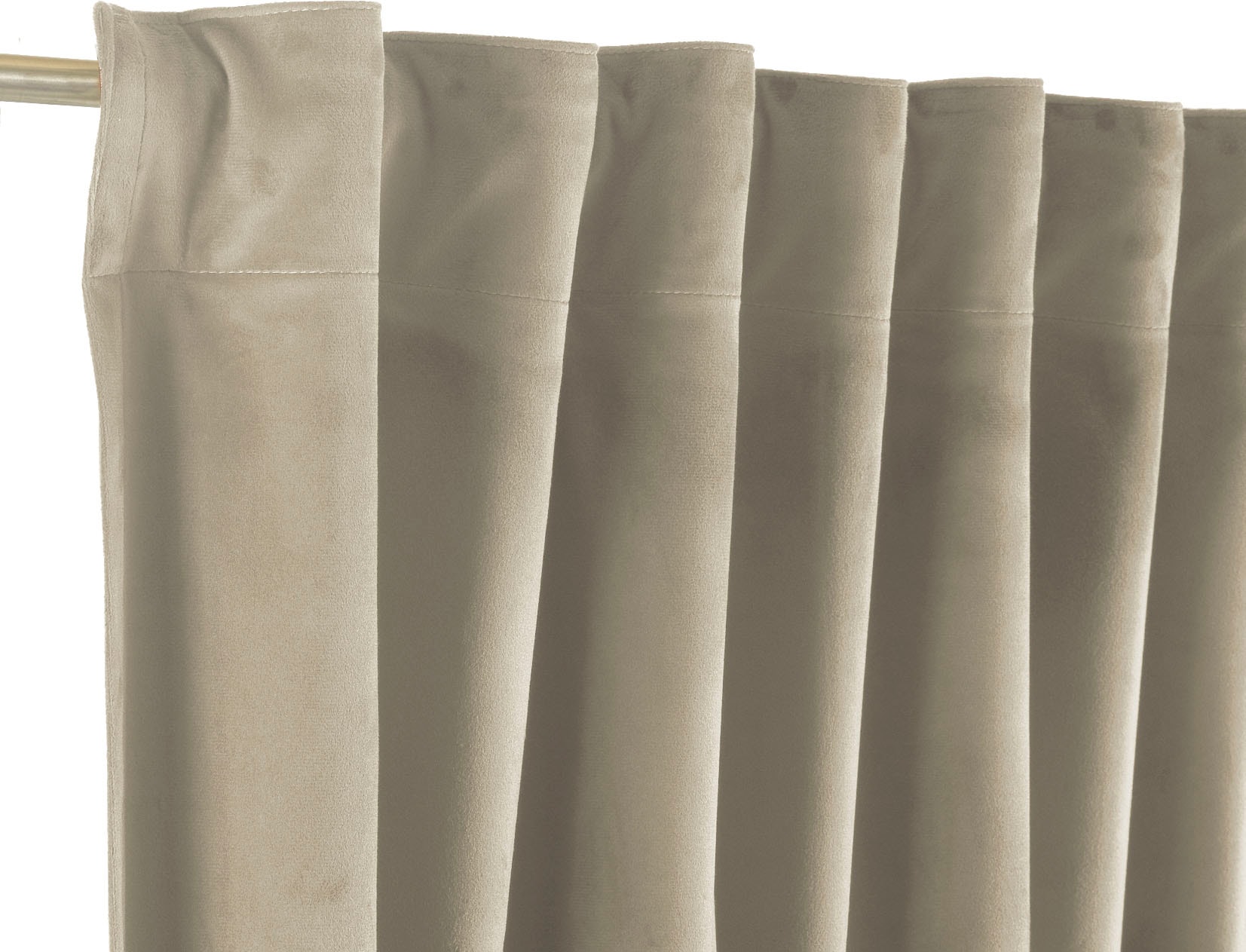 Musterring Vorhang »Velvet« verdeckte Schlaufen 1 Stk. tlg. Musterring JustB!