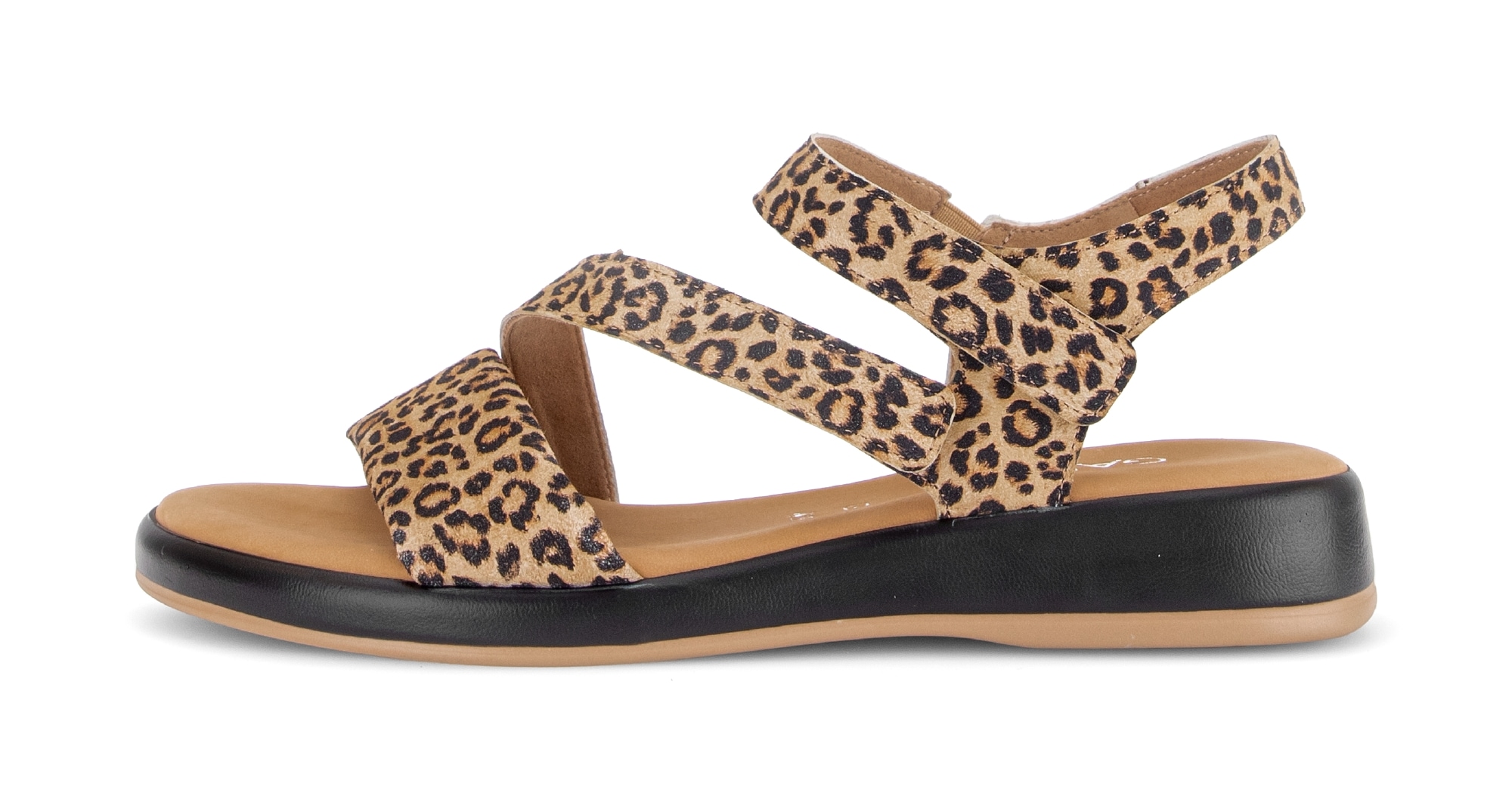 Gabor Sandales compensées »Rhodos«  Sandale à brides, chaussure d'été en look léopard tendance, largeur G