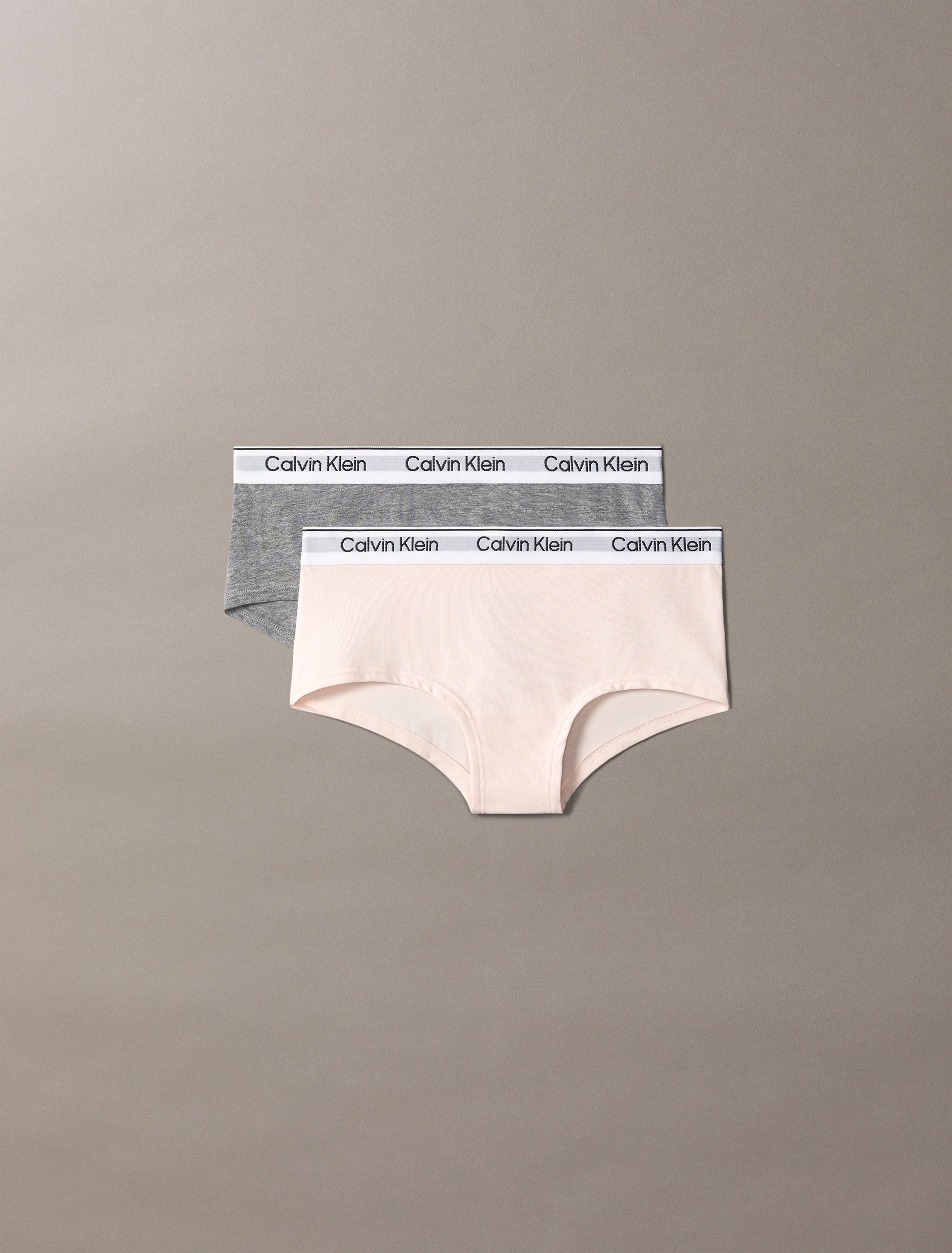 Calvin Klein Underwear Hipster »2PK SHORTY« Packung, 2er-Pack,  Mit Markennamen auf dem Bund, für Kinder