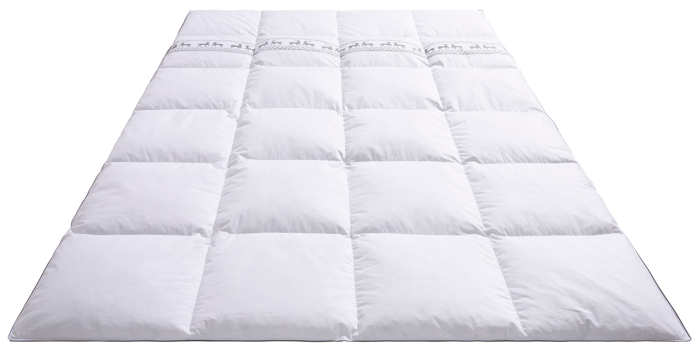 OTTO home Federbettdecke "Forsakar, Bettdecke 135x200 cm, 155x220 cm und weitere Größen" warm Füllung 100% Federn Bezug Baumwolle 1 Stk. tlg. Bettdecken, Sommer, Winter, Decke, Made in Germany, hautfreundlich
