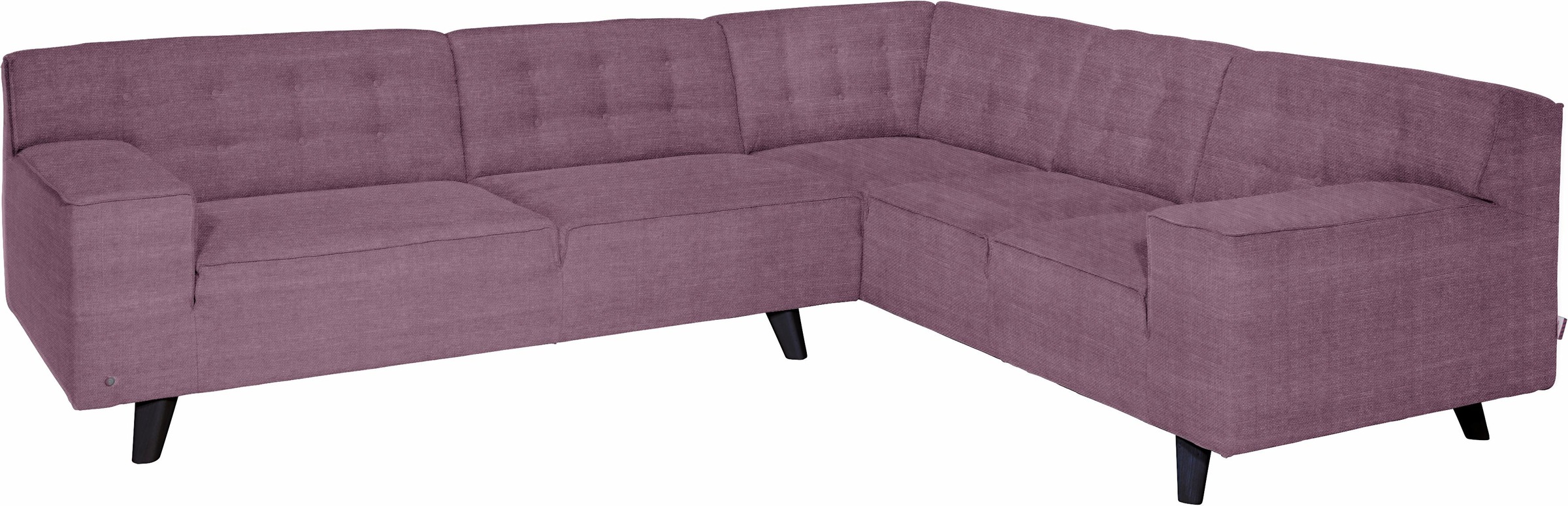 Image of TOM TAILOR Ecksofa »NORDIC CHIC«, im Retrolook, Füsse wengefarben bei Ackermann Versand Schweiz