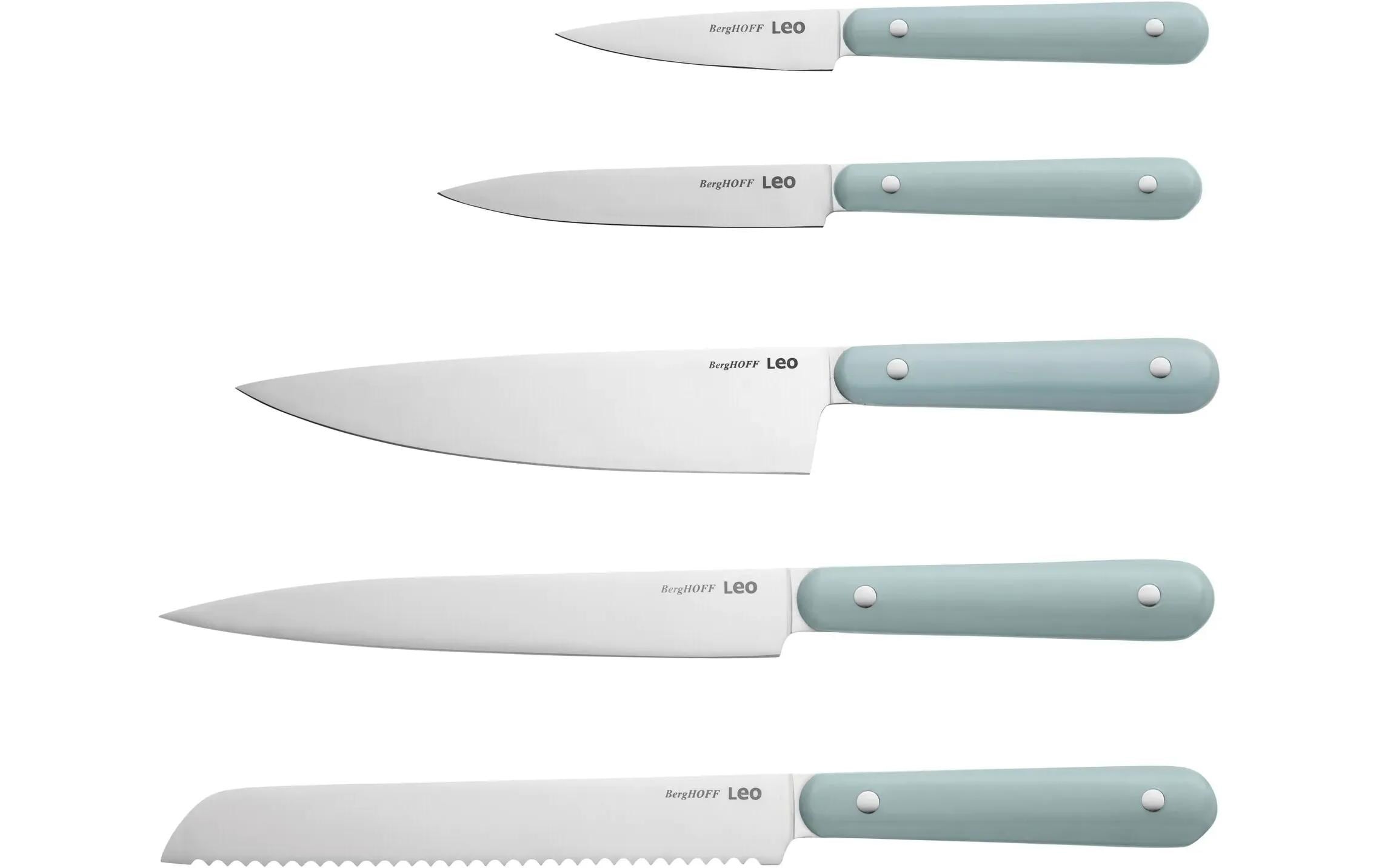 Image of BergHOFF Messer-Set "Leo Glints Slate 5-teilig"