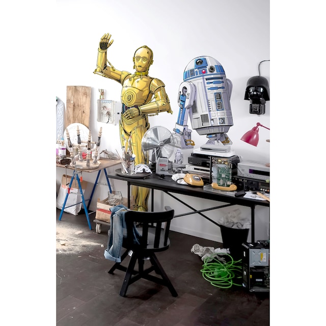 (Breite Vlies Höhe), »Star XXL selbstklebendes Komar auf C-3PO«, cm bedruckt-Comic-Retro, x 127x200 Wars Vliestapete Entdecke