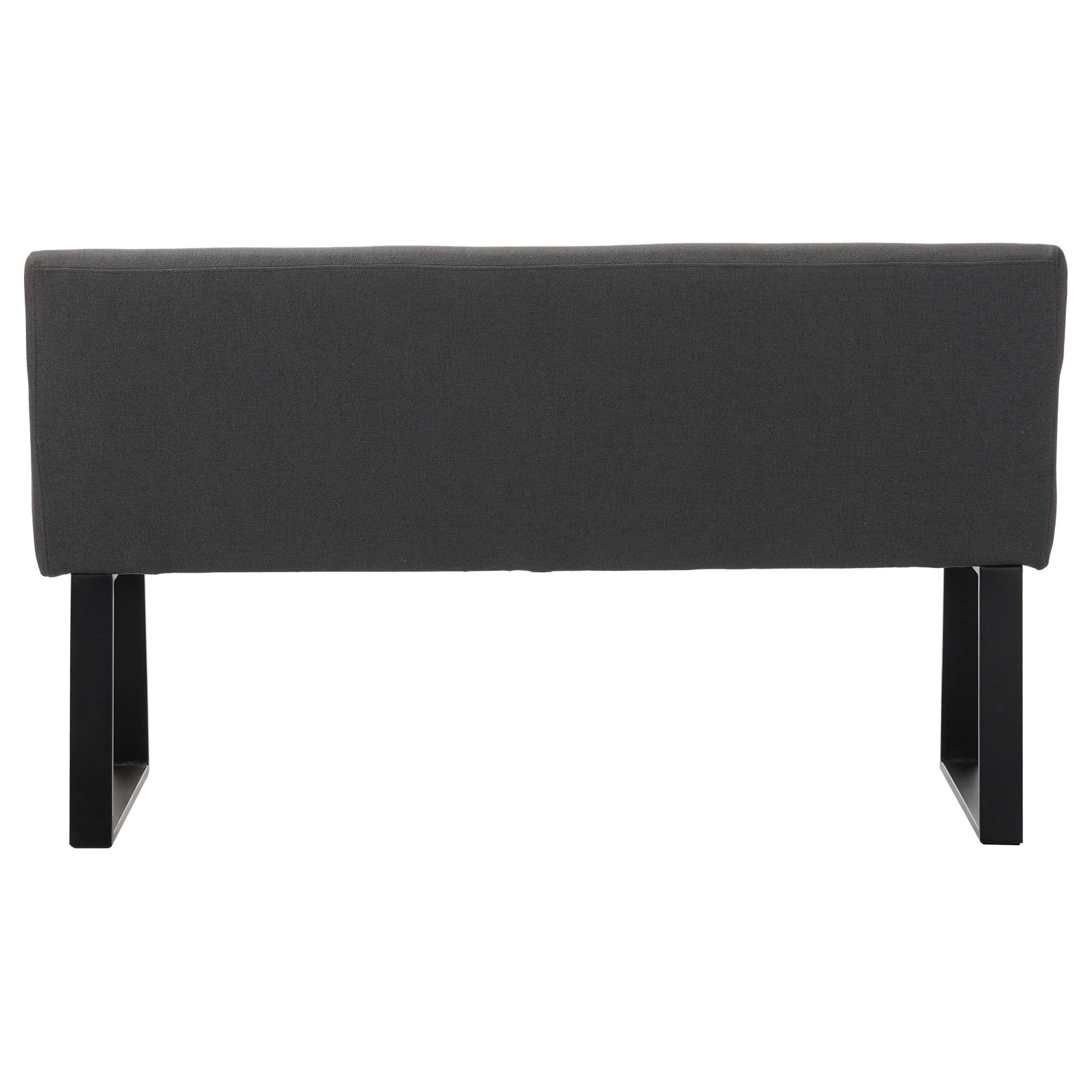 GOODproduct Essbank »Ivanna« schwarze Metallbeine, pflegeleichtem Webstoff Bezug, Breite 140 cm