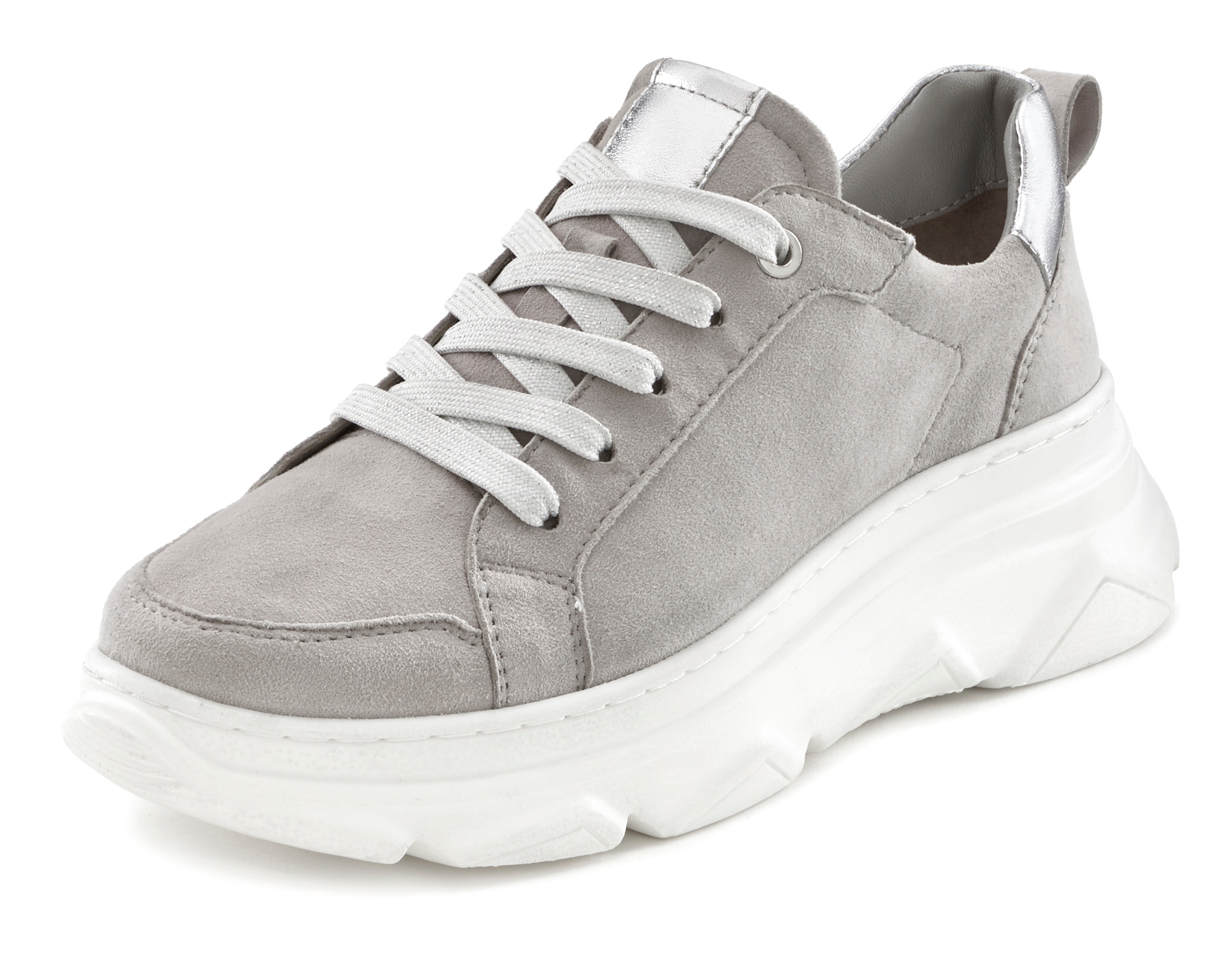 Image of LASCANA Sneaker, aus Leder mit Chunky Aussensohle bei Ackermann Versand Schweiz