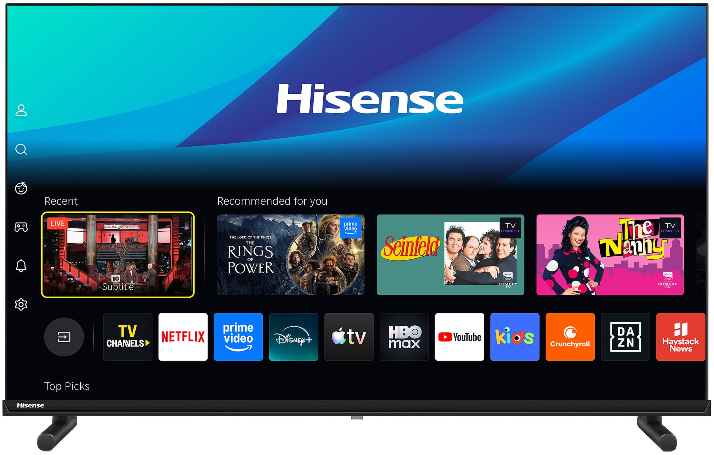 Hisense Téléviseur QLED »40A5DS« 100 cm/40 ″