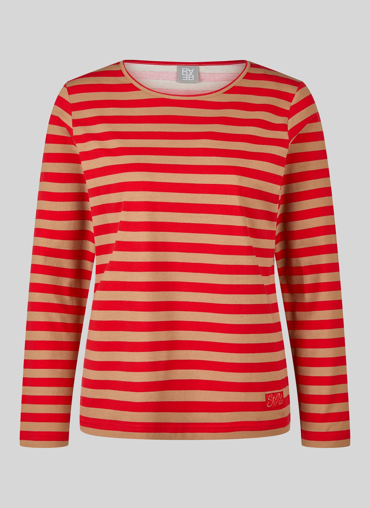 Rabe T-shirt à manches longues im Streifen-Design