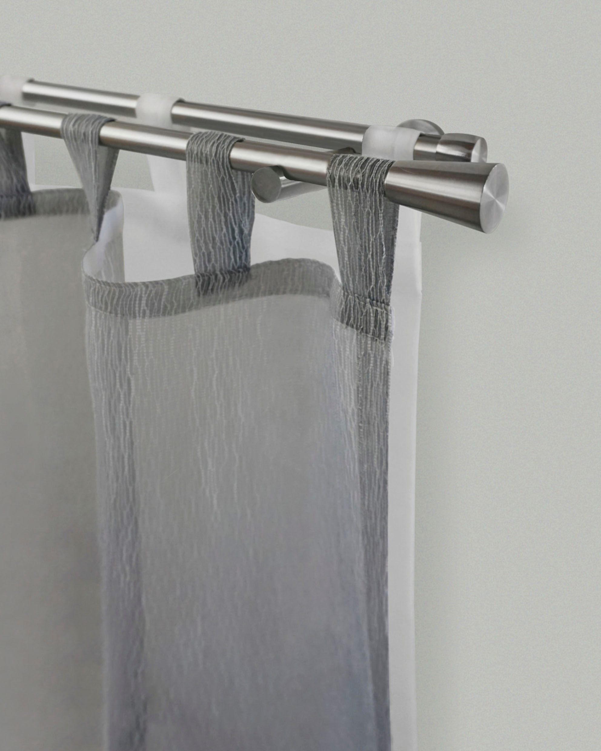 Image of GARESA Gardinenstange »ROSA«, 2 läufig-läufig, Wunschmasslänge, Vorhanggarnitur, einfache Montage, m. Stangenverbinder verlängerbar, Wandmontage, Endknopf Stumpf, ohne Ringe bei Ackermann Versand Schweiz