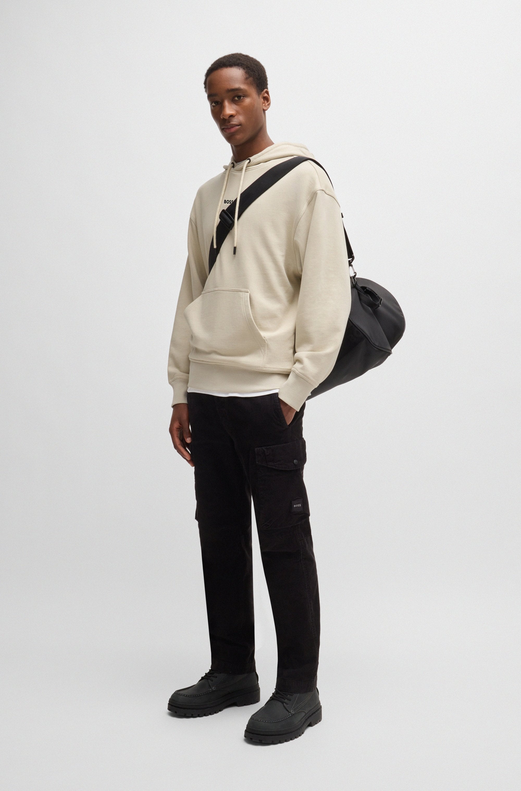 BOSS ORANGE Kapuzensweatshirt »WeSmallhood«, mit Kängurutasche