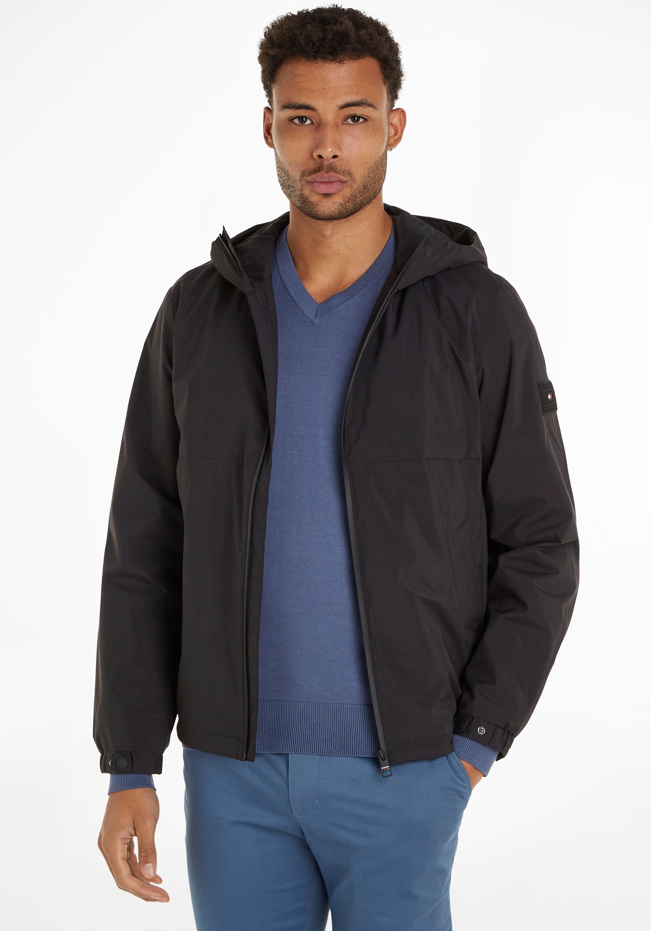 Kurzjacke »PORTLAND HOODED JACKET«, mit Kapuze