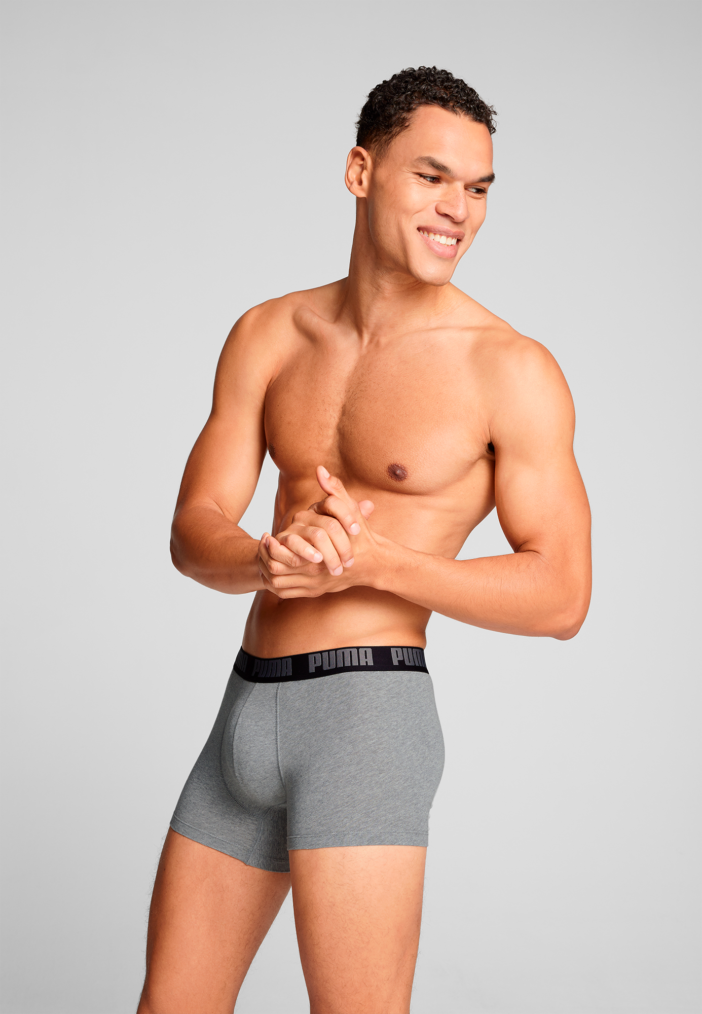 PUMA Boxers »PUMA MEN EVERYDAY BASIC BOXERS 2P« Paquet, 2er Pack,  mit Puma Webbund