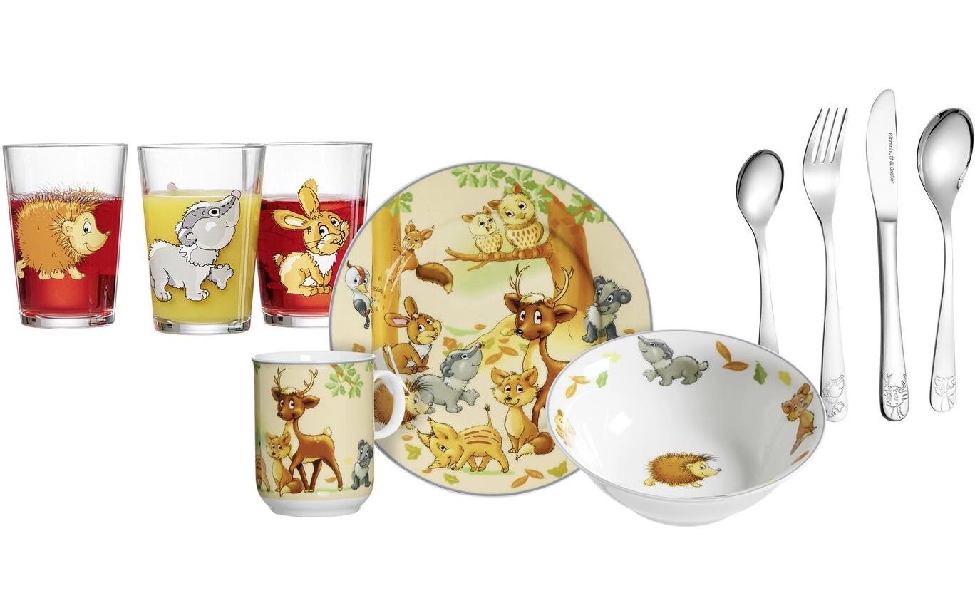 Image of Ritzenhoff & Breker Kindergeschirr-Set "Waldtiere 10-teilig"