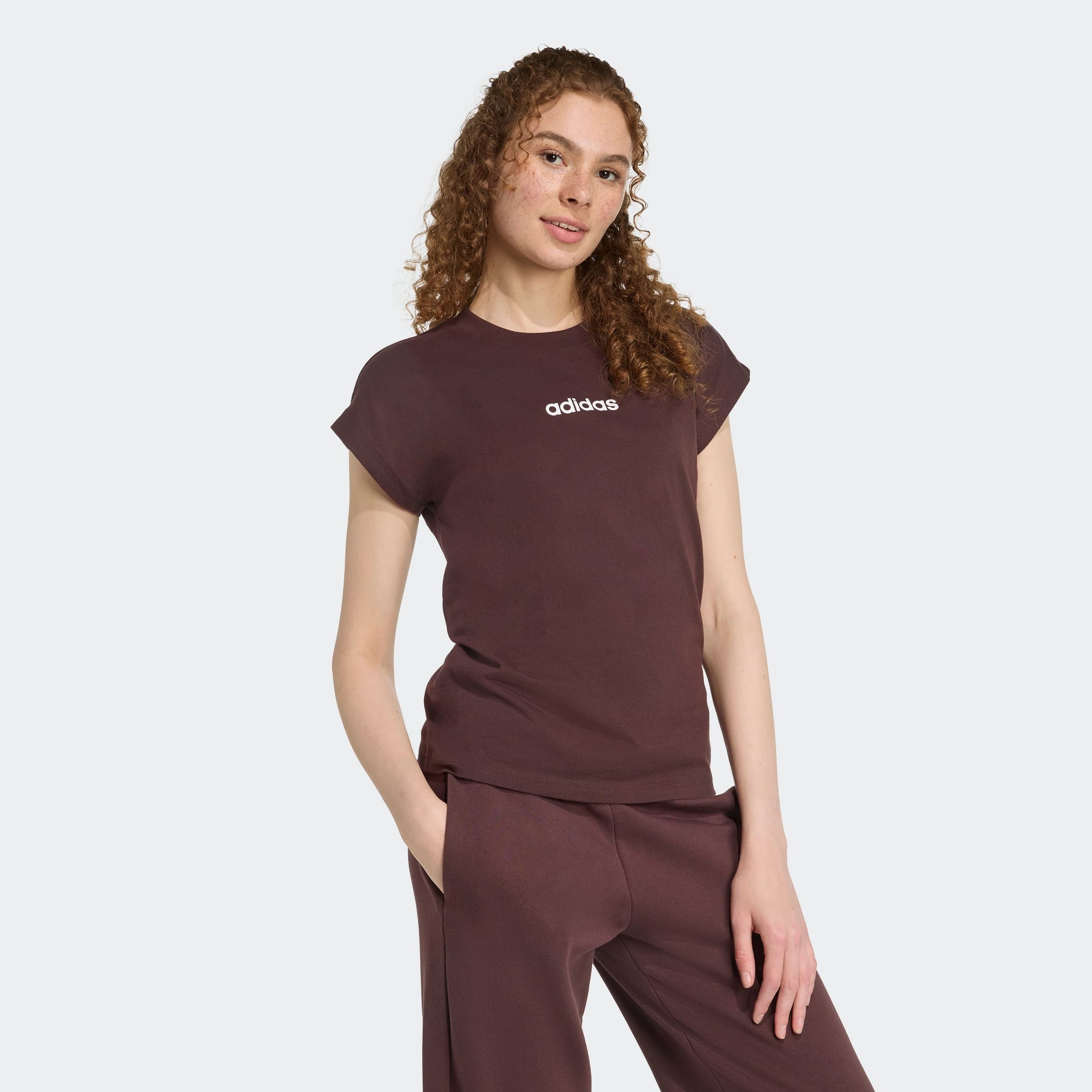 adidas Sportswear T-Shirt »W LIN SJ T«, Basic T-Shirt aus weichem Material