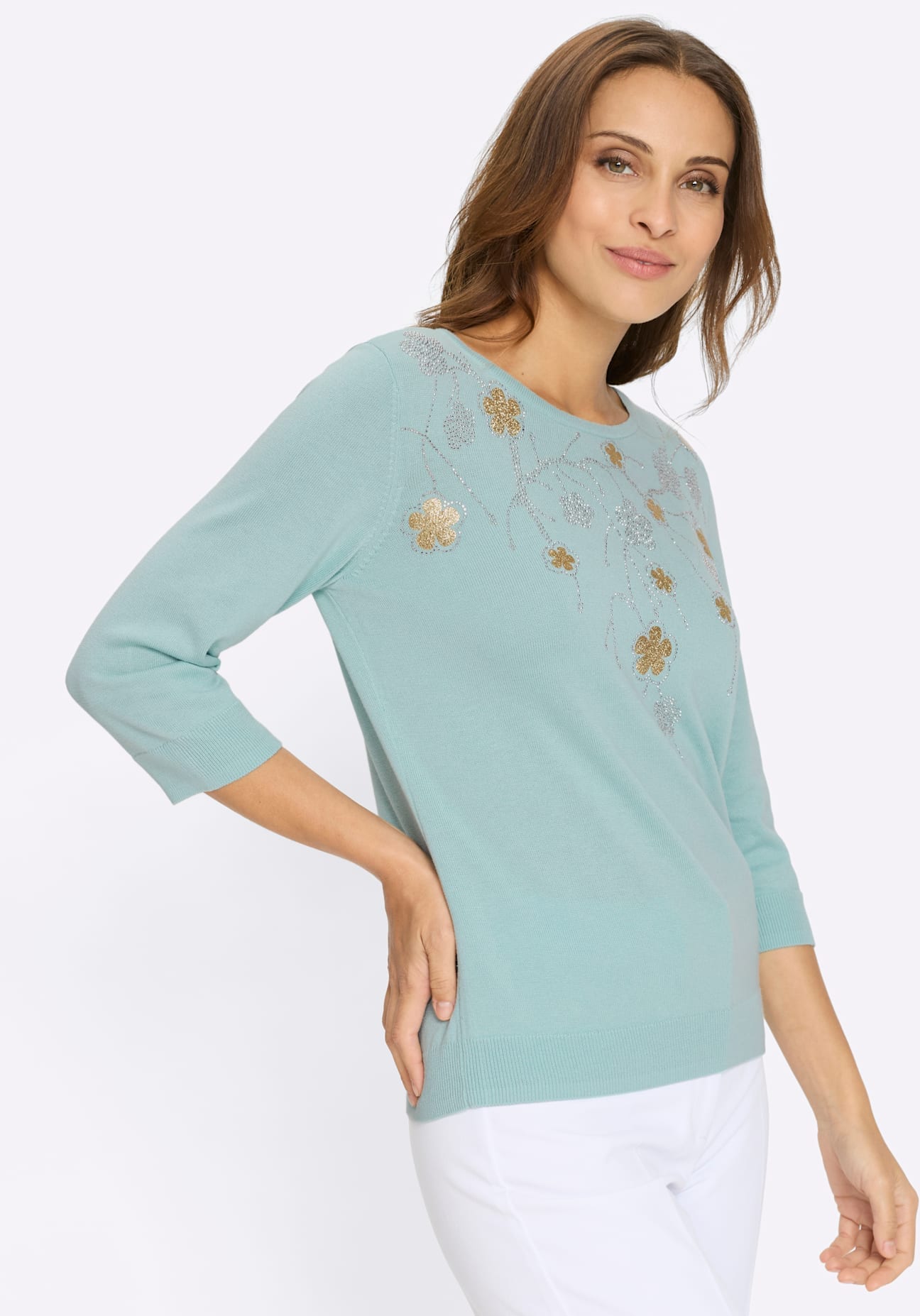 Lady Pull à col rond »Rundhals-Pullover«