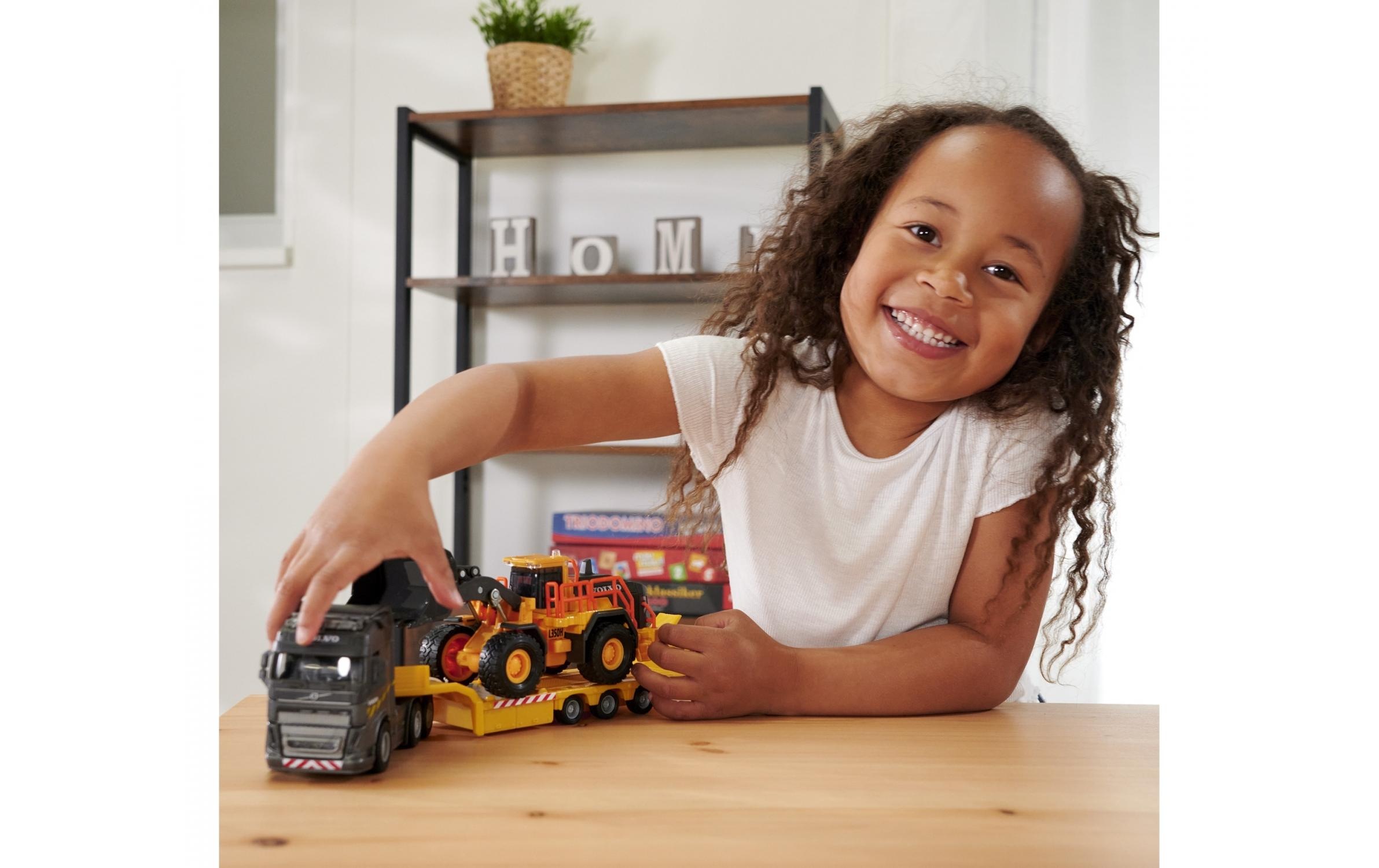 majORETTE Spielzeug-LKW »Volvo Truck + Wheel Loader«