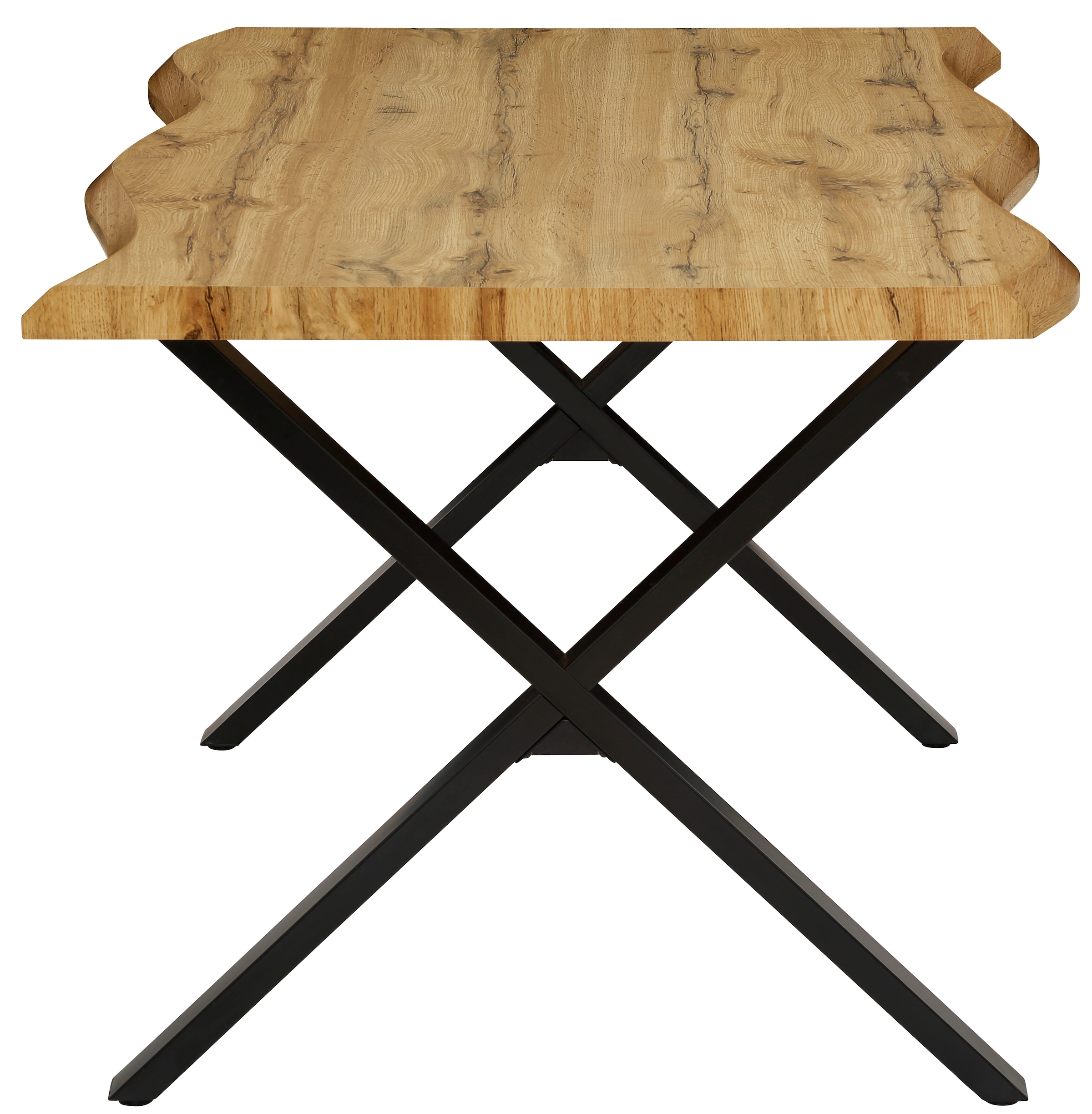 HELA Table de salle à manger »GRETA BESTSELLER« Baumkantentisch (Nachb.), versch. Grössen, 46mm Stärke, Küchentisch