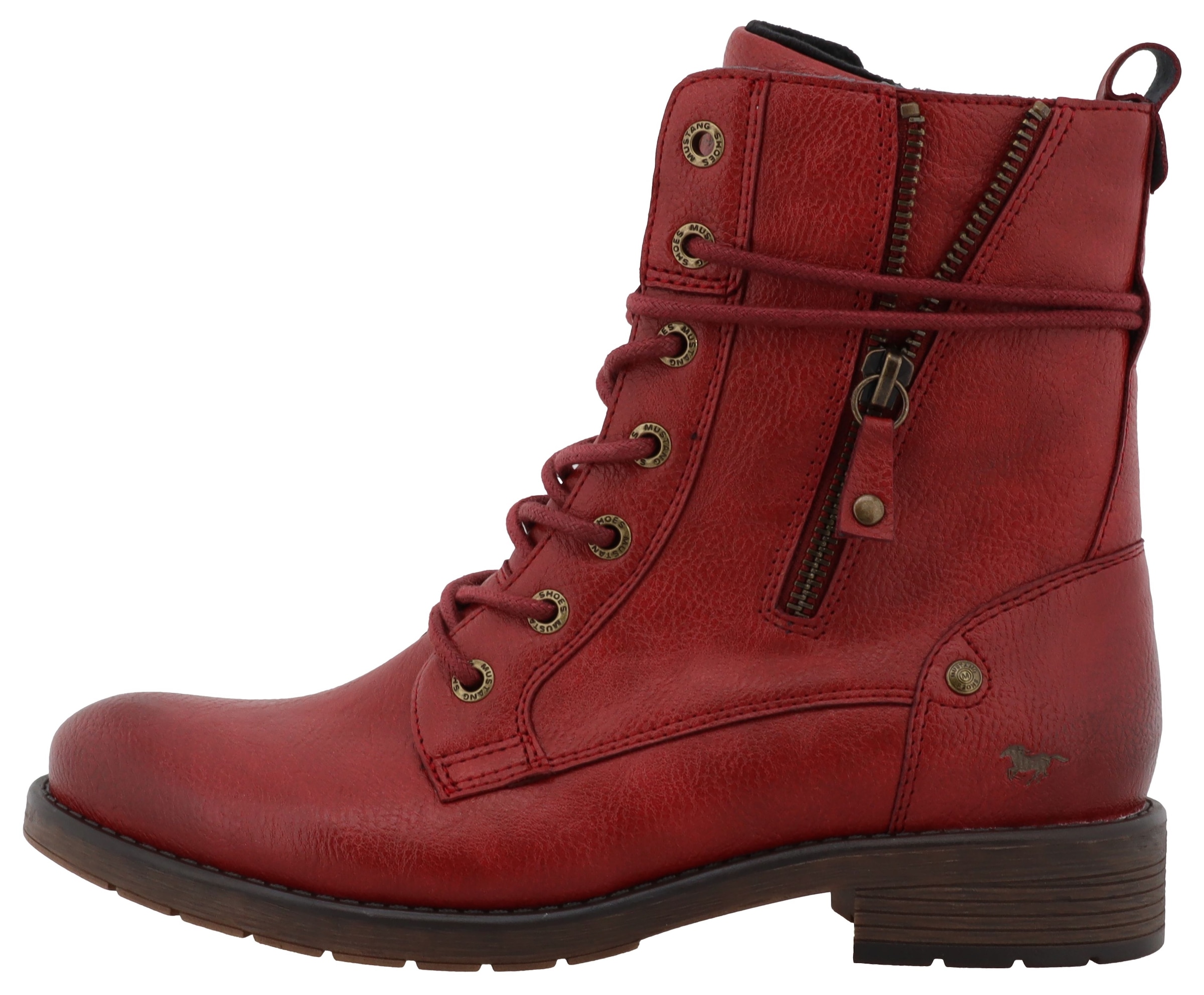 Mustang Shoes Winterstiefelette »Elfi«  Stiefelette, Winterboots mit neckischem Zierreissverschluss