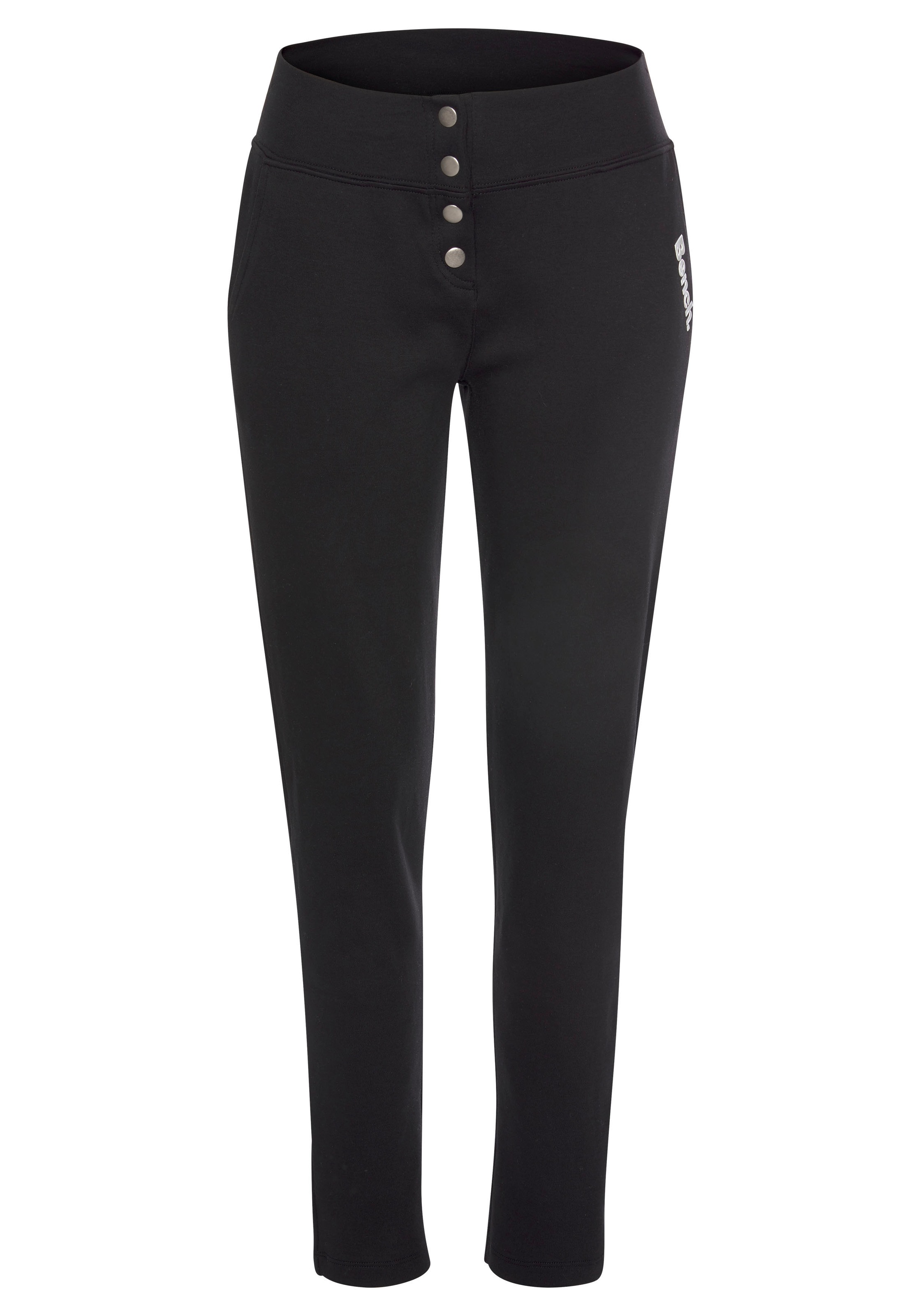 Bench. Loungewear Sweathose mit Druckknöpfen am Bund, Loungewear