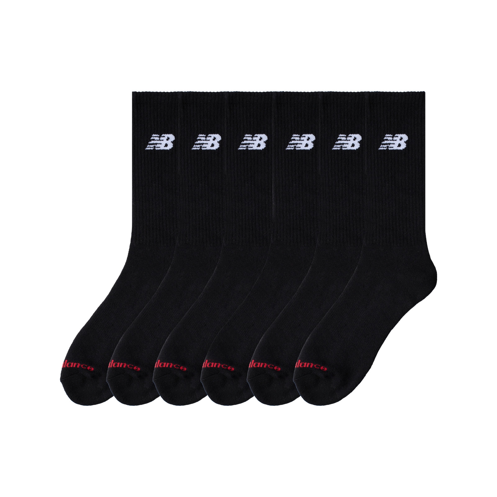 Image of New Balance Sportsocken "EVERYDAY CREW 6 PAIRS" 6 Paar tlg. mit 6 Teilen, für sportive Aktivitäten geeignet, aus Baumwolle