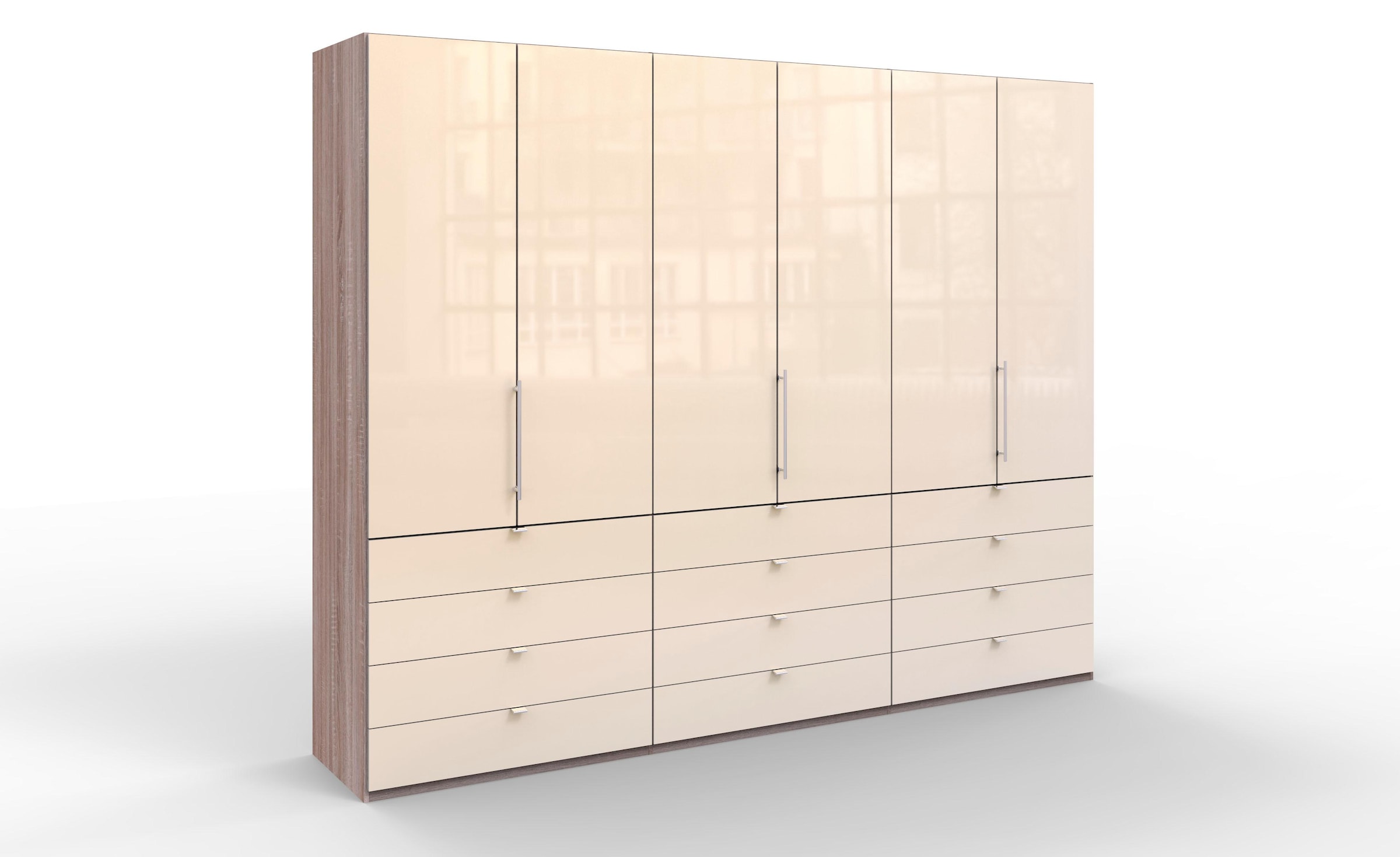 WIEMANN Falttürenschrank »Loft« Glasfront