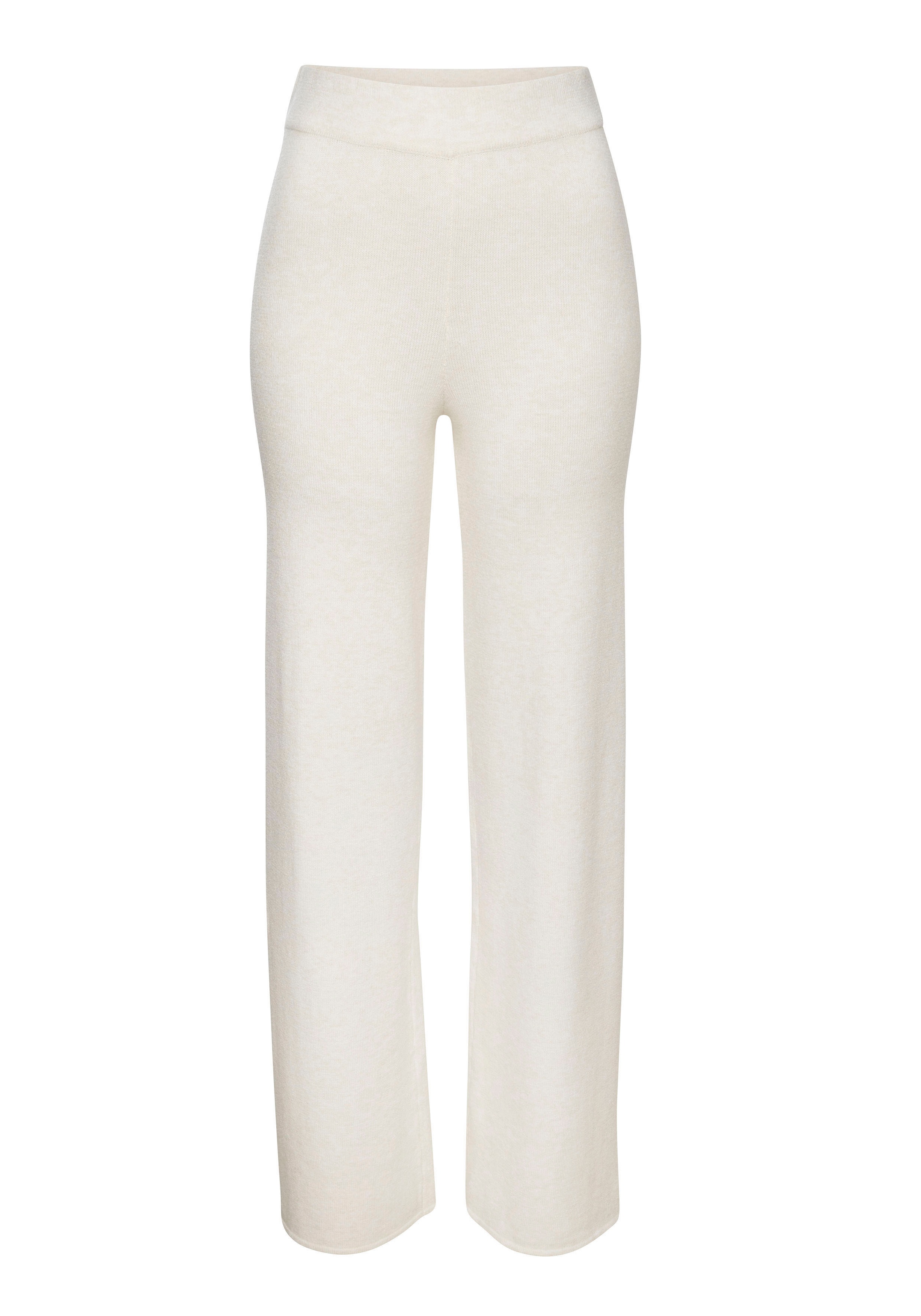 LASCANA Pantalon en tricot  décontracté en maille de haute qualité, vêtements d'intérieur