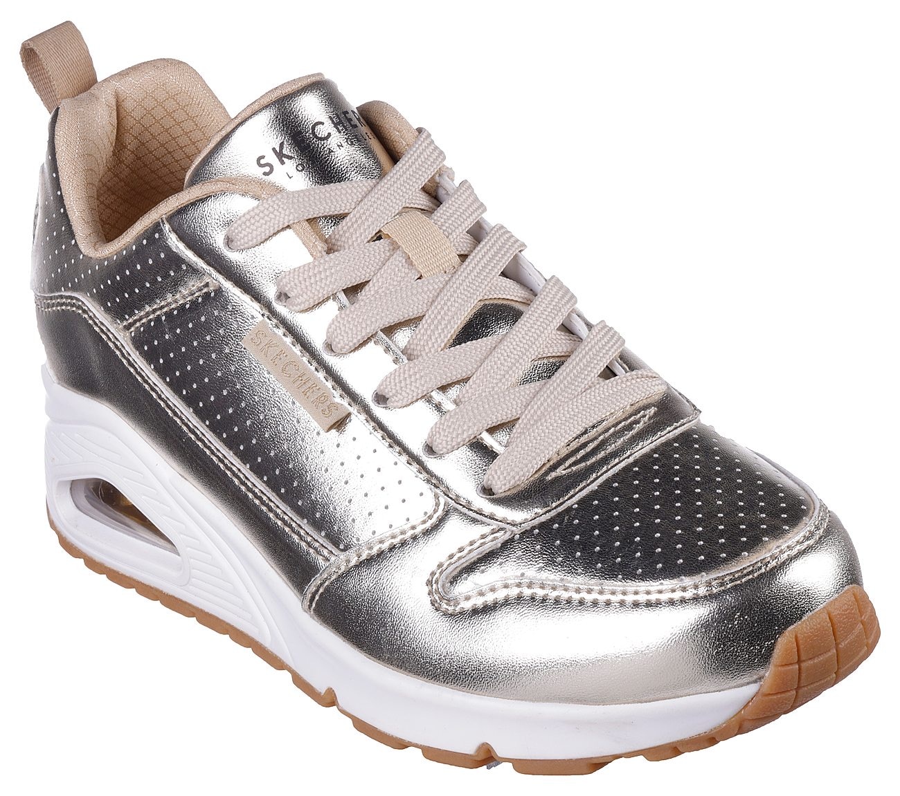 Skechers Sneaker »Uno - Metallixs«, Keilsneaker, Plateausneaker, Schnürschuh mit Skech-Air