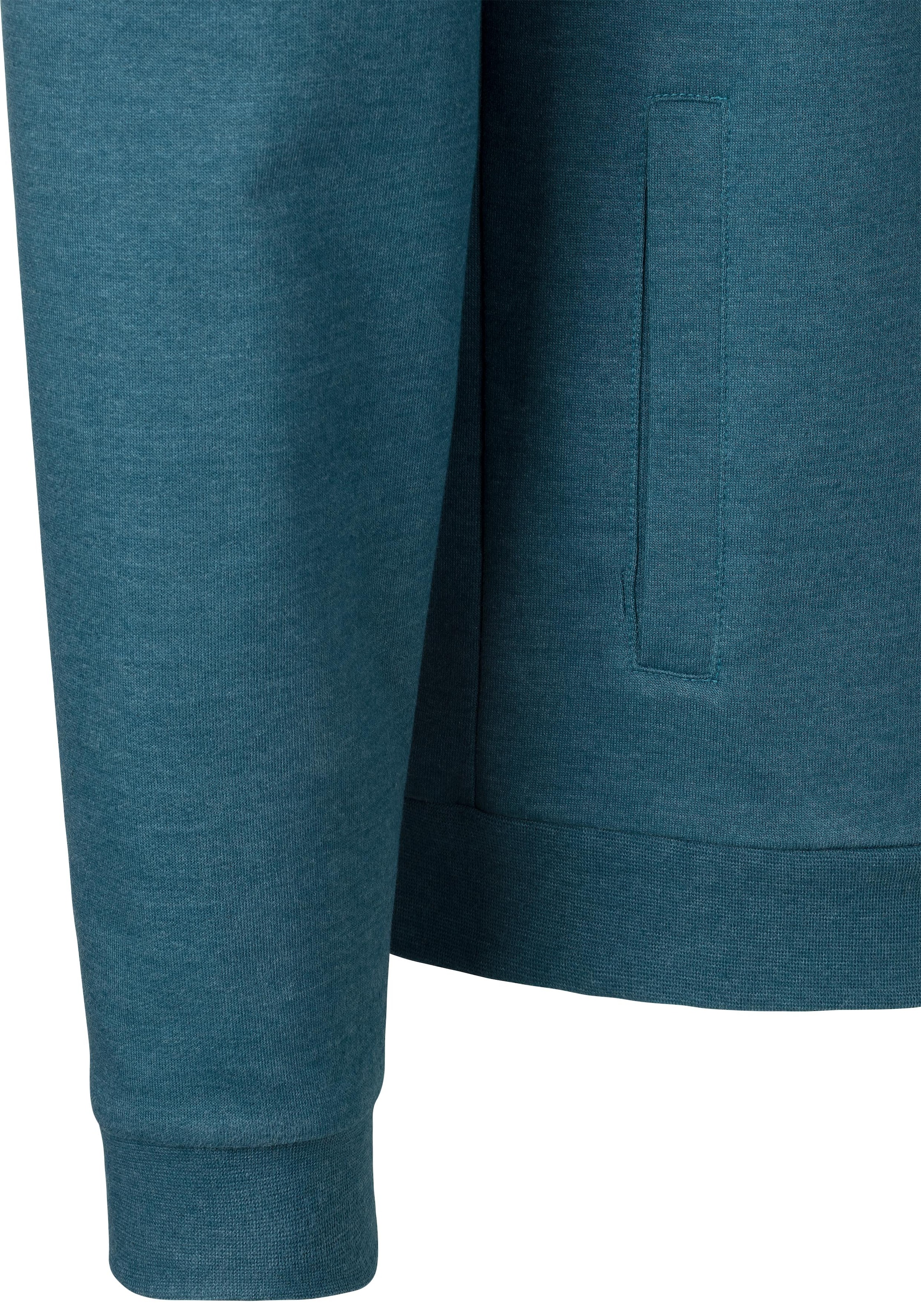 Bench. Loungewear Sweatjacke, mit Stehkragen aus leichter und bequemer Sweatware