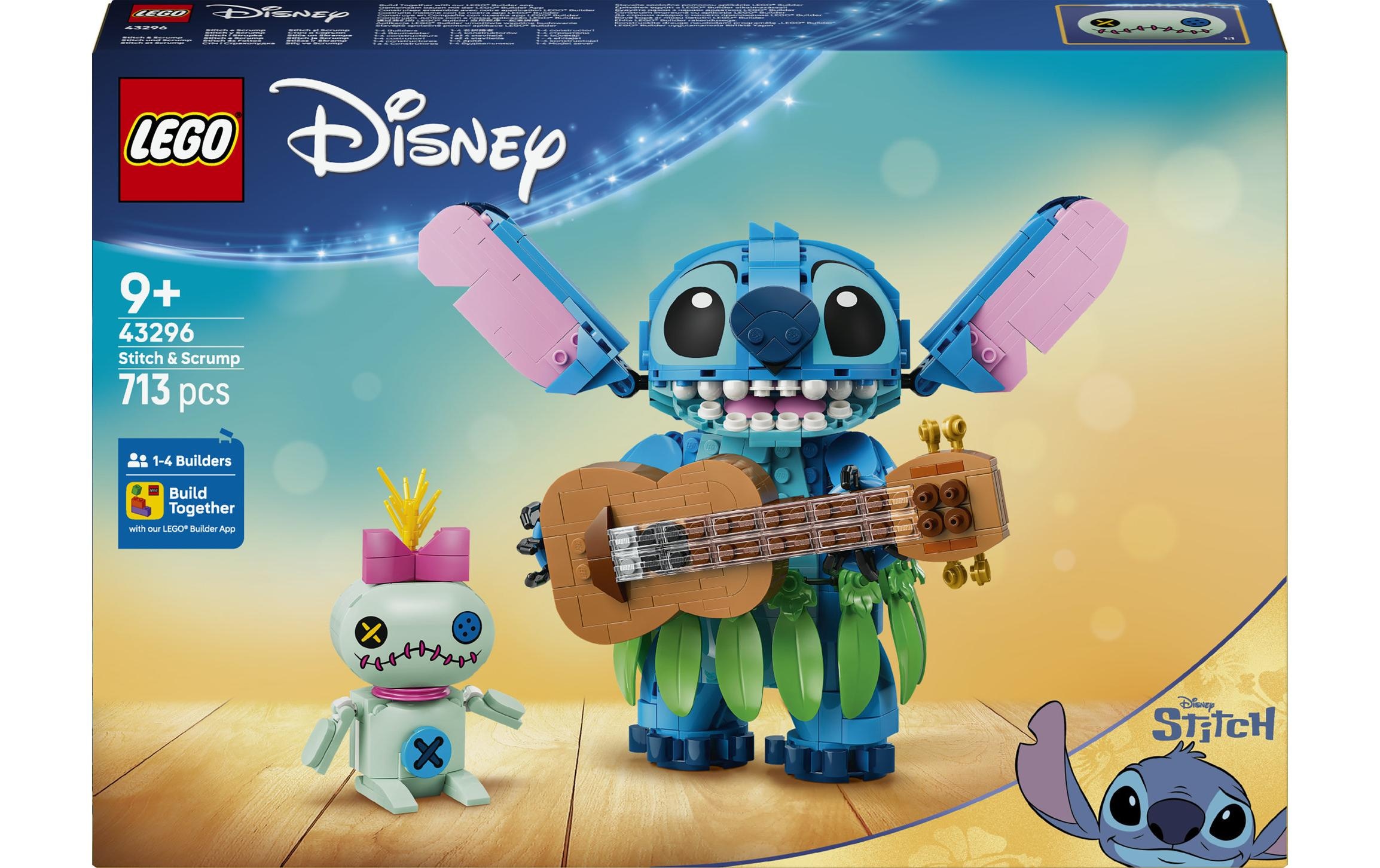 LEGO® Pions de construction »Stitch und Scrump (43296), LEGO Disney Classic« fabriqué en Europe