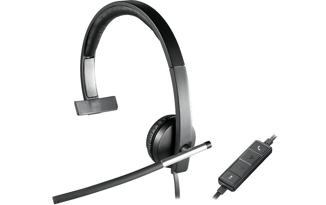 Image of Logitech Headset "H650e USB Mono" Rauschunterdrückung